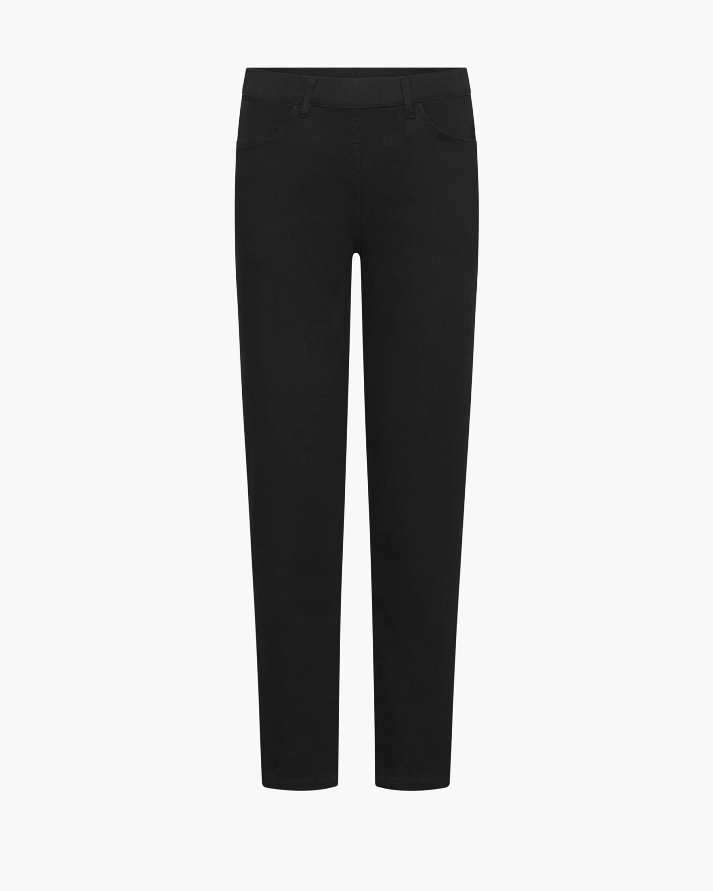 LAURIE Damen vegan Jeans Kelly Regular Short Length Schwarz – Ansicht 2