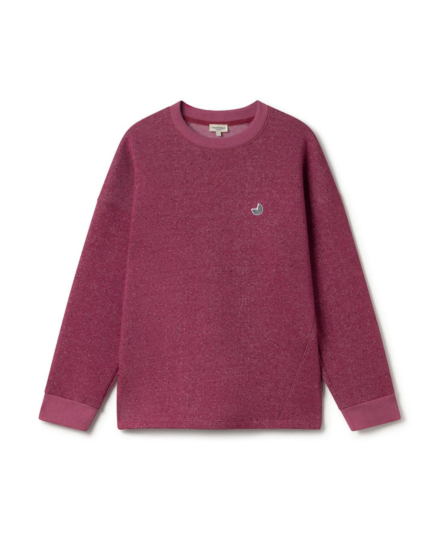 TWOTHIRDS Herren vegan Sweatshirt Dundrum Beaujolais Wein – Ansicht 2