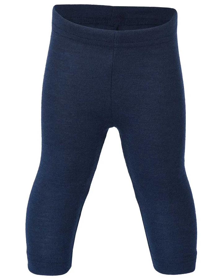 Engel - Leggings Wolle Seide blau