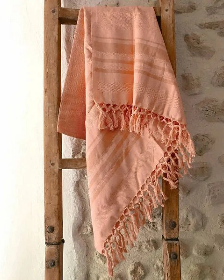Karawan authentic Fouta DHOTI GARDEN aus Bio-Baumwolle, 90 x 160 cm