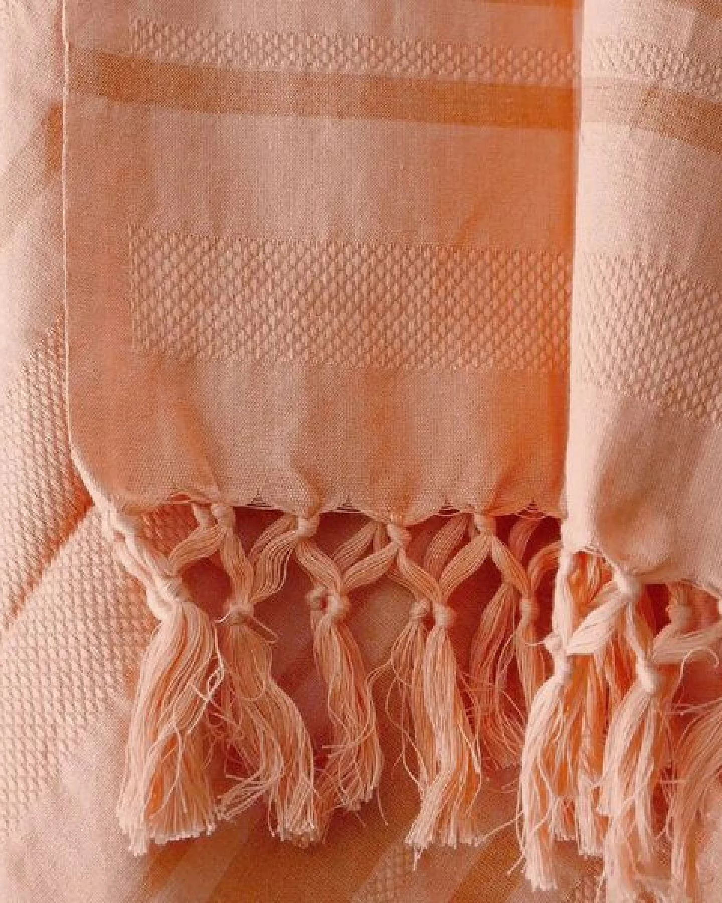 Karawan authentic Fouta DHOTI GARDEN aus Bio-Baumwolle, 90 x 160 cm – Ansicht 2