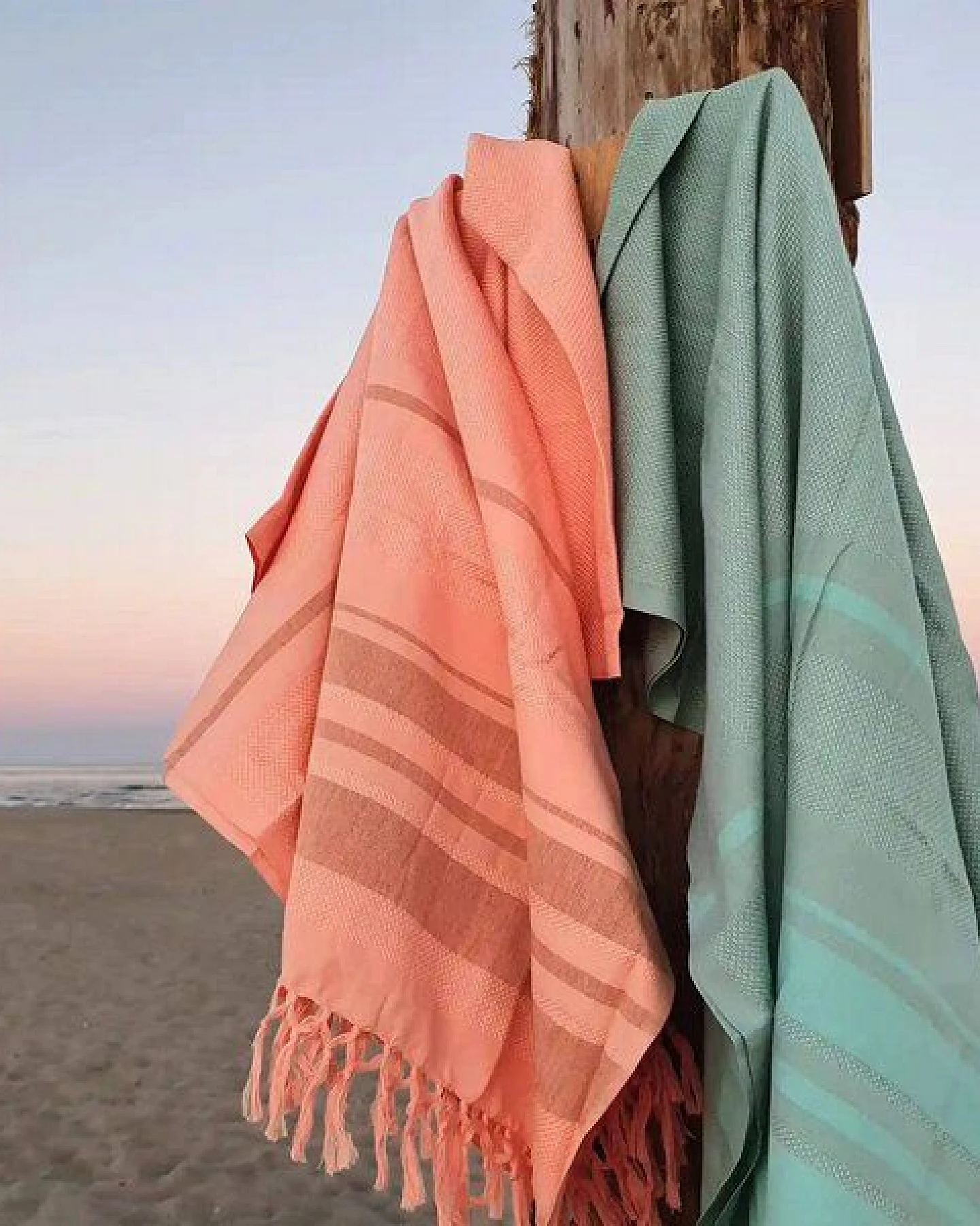 Karawan authentic Fouta DHOTI GARDEN aus Bio-Baumwolle, 90 x 160 cm – Ansicht 4