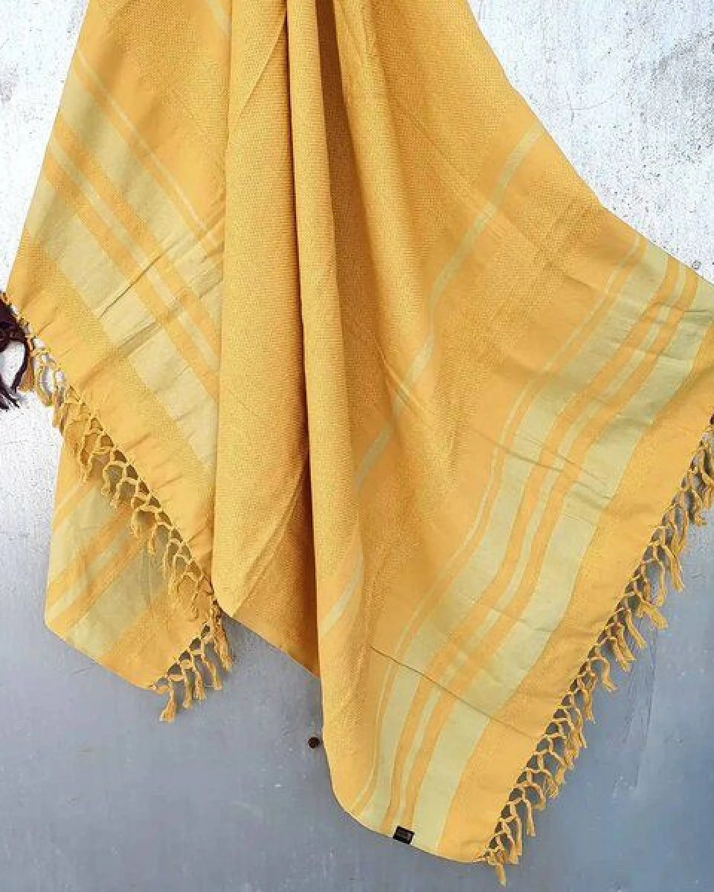 Karawan authentic Fouta DHOTI GARDEN aus Bio-Baumwolle, 90 x 160 cm – Ansicht 2