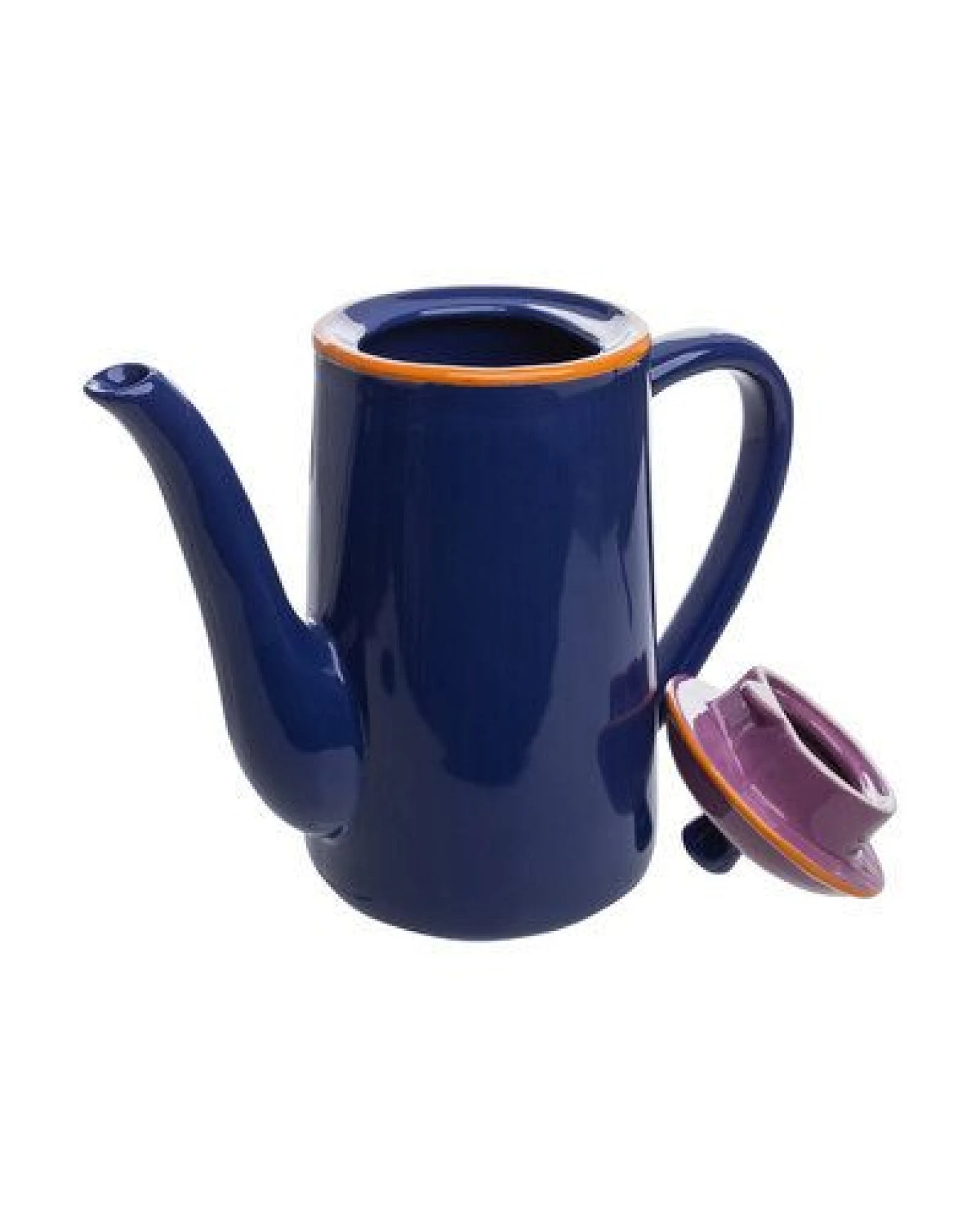 TRANQUILLO Teekanne COLOURI Blau – Steinzeug – Ansicht 2