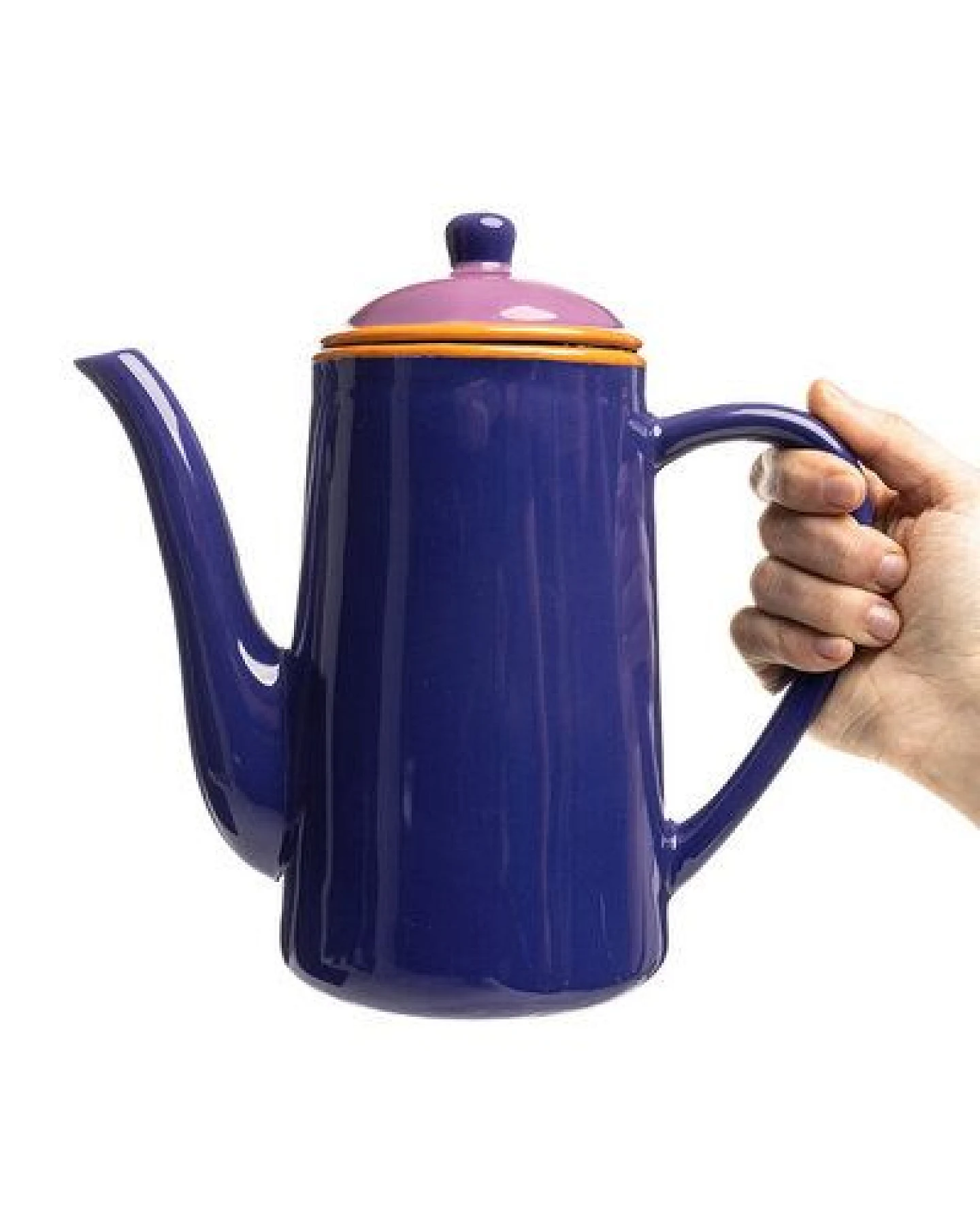 TRANQUILLO Teekanne COLOURI Blau – Steinzeug – Ansicht 3