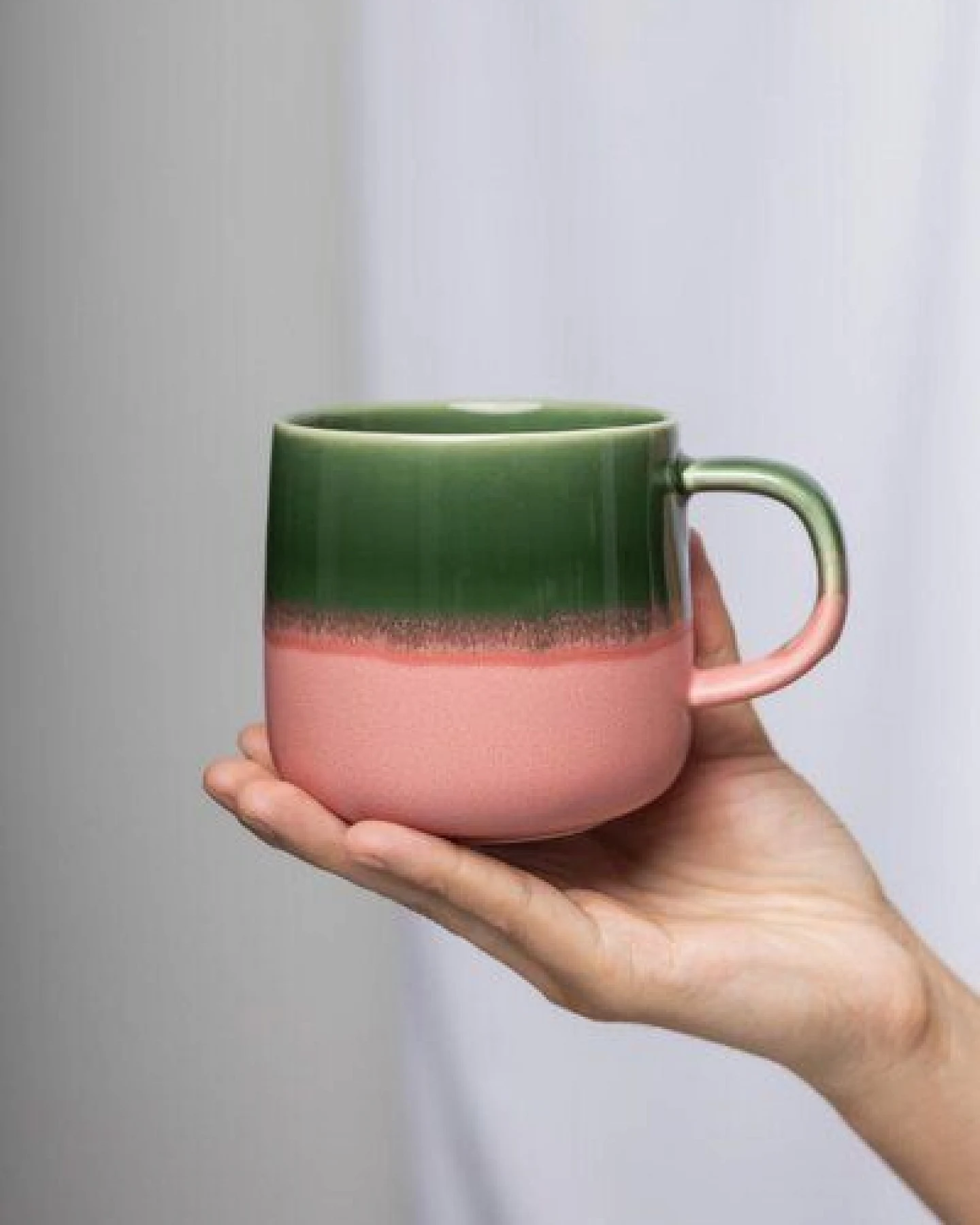 TRANQUILLO Tasse Industrial matt und glänzend aus Steingut, 390 ml (POR661, POR662, POR663) – Ansicht 3