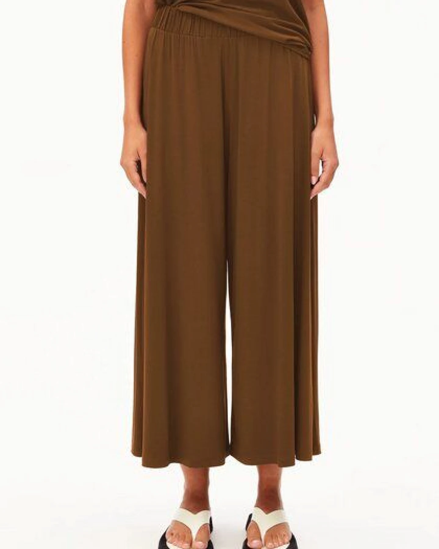 ARMEDANGELS Cropped Jersey-Hose aus LENZING ECOVERO Viskose Mix – Ansicht 4
