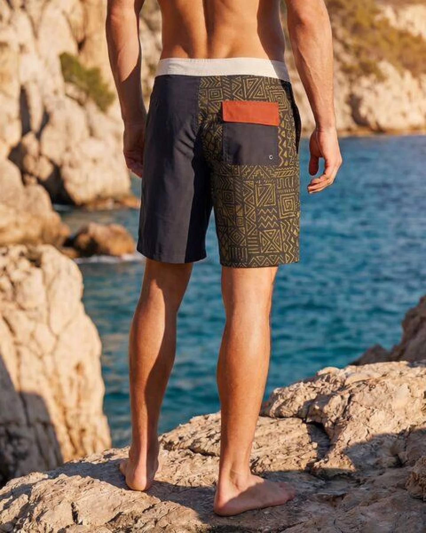 Zeachild Rusty Ethno Boardshort - recycelte Fischnetze – Ansicht 3
