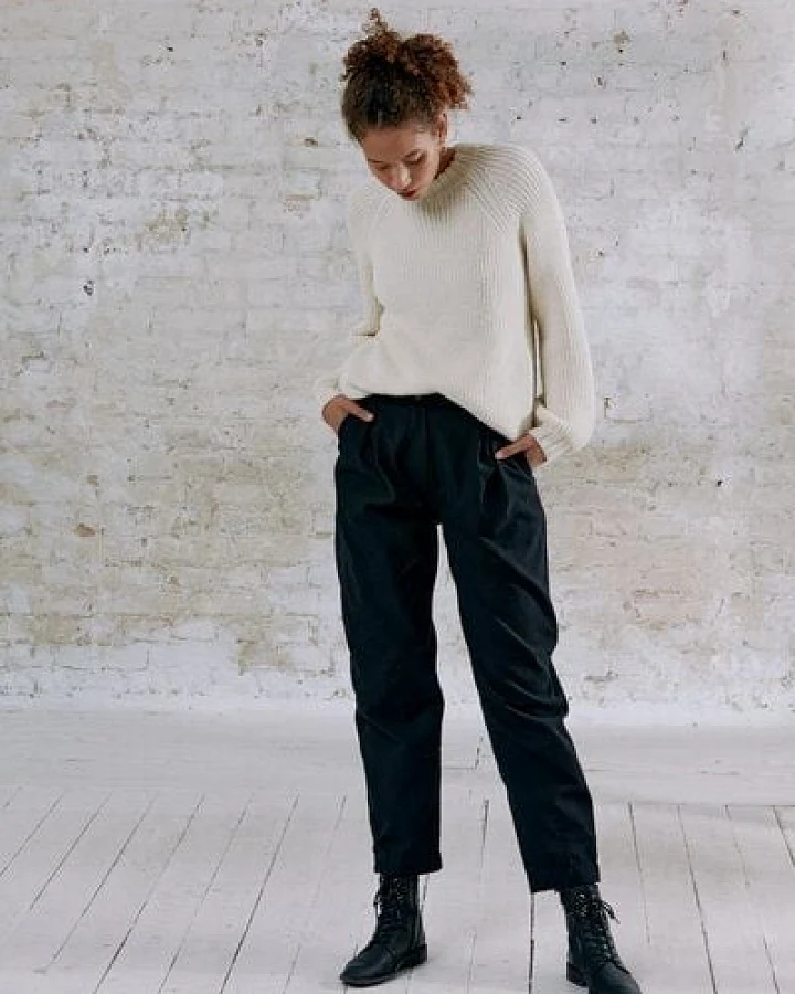 Jyoti - Fair Works Bio-Baumwoll Bundfaltenhose Vishraam