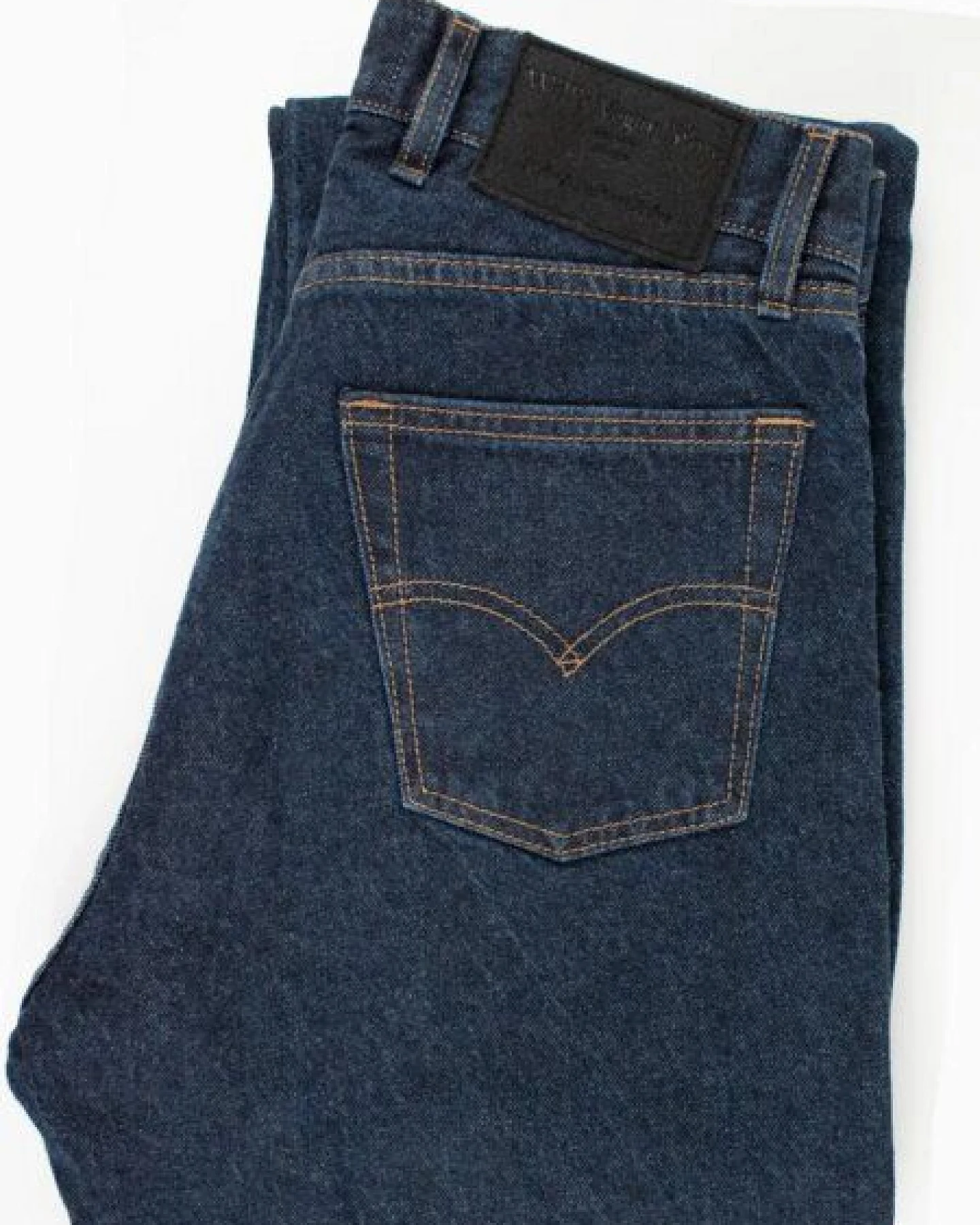 Will's Vegan Shop Klassische Jeans aus recyceltem Denim mit geradem Bein – Ansicht 3