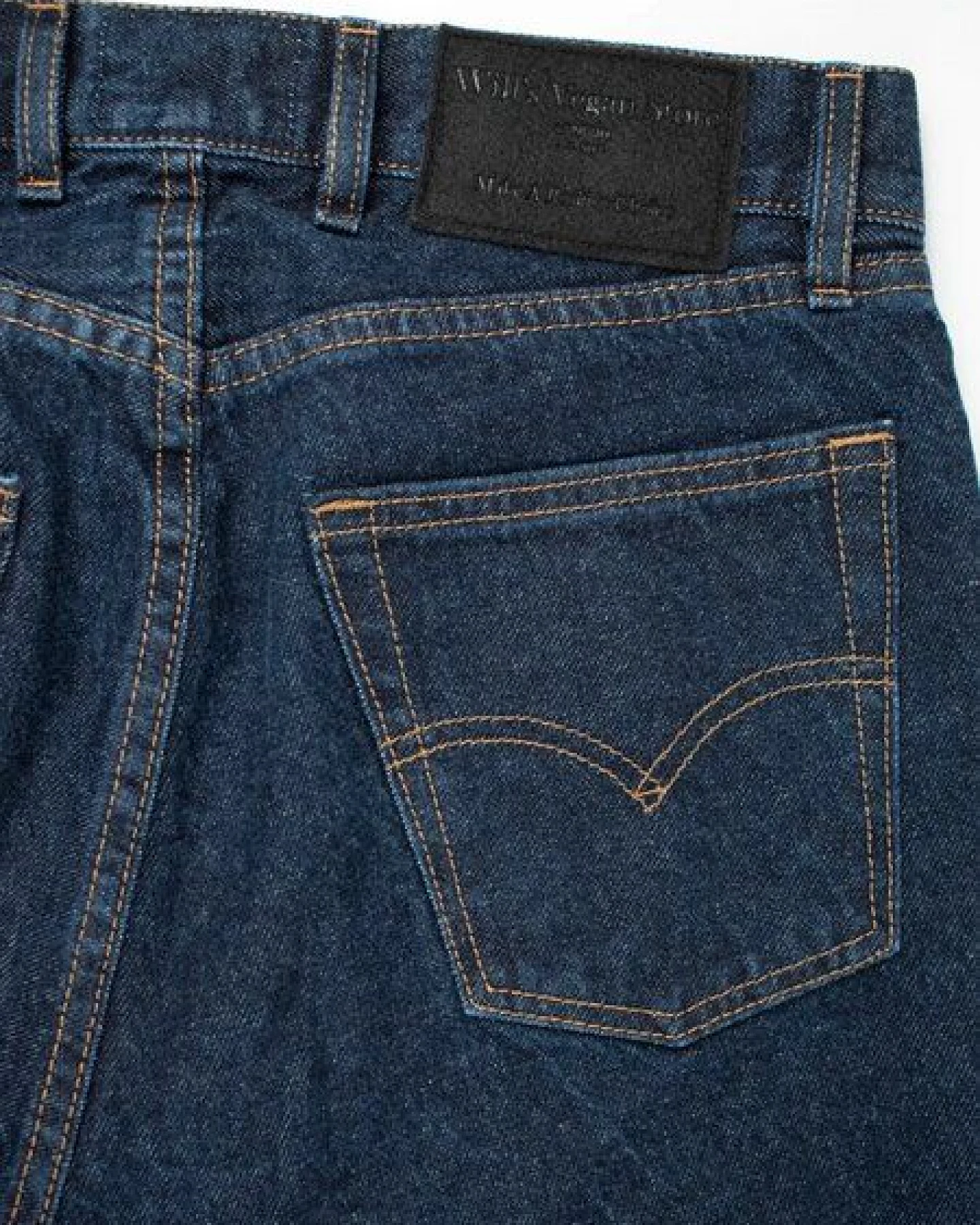 Will's Vegan Shop Klassische Jeans aus recyceltem Denim mit geradem Bein – Ansicht 4