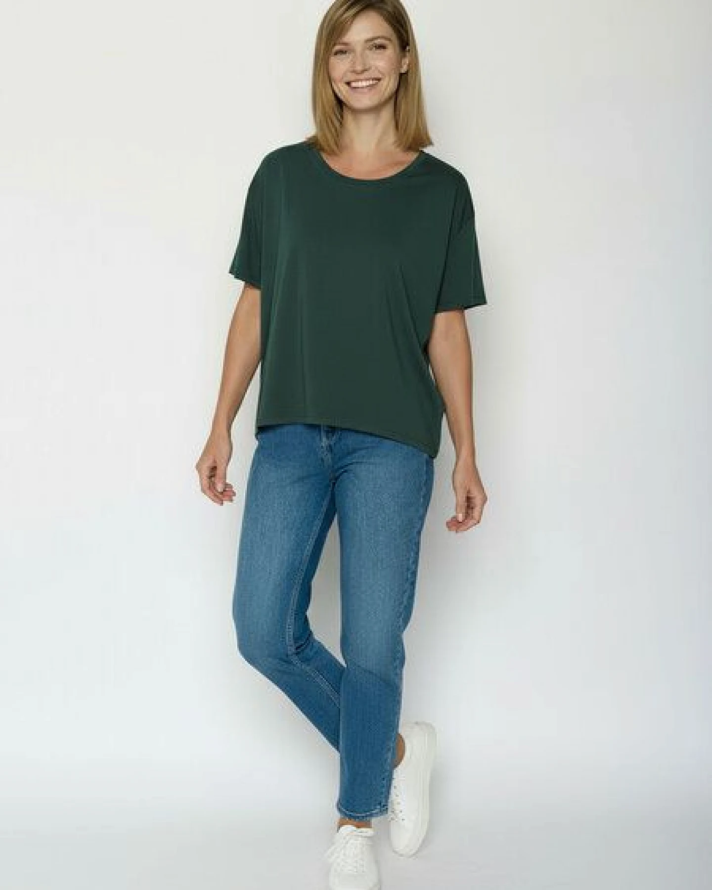 GREENBOMB Basic Feel - Lässiges T-Shirt aus Bio-Baumwoll-Mix / GOTS / Fair & Vegan – Ansicht 3