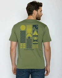 Produktseite: GREENBOMB Camp Mode Fusion - Lässiges Oversize-T-Shirt aus Bio-Baumwolle / hochwertiger Print / GOTS / Fair & Vegan