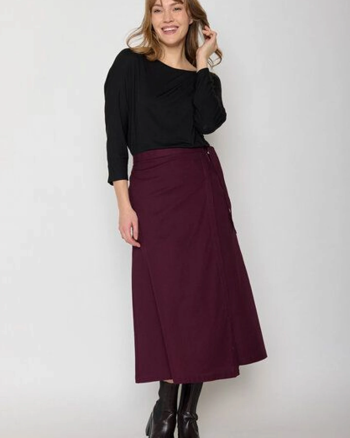 GREENBOMB Basic Simper - Gemütliches Longsleeve aus Viskose (LENZING ECOVERO) Mix / Fair & Vegan – Ansicht 3