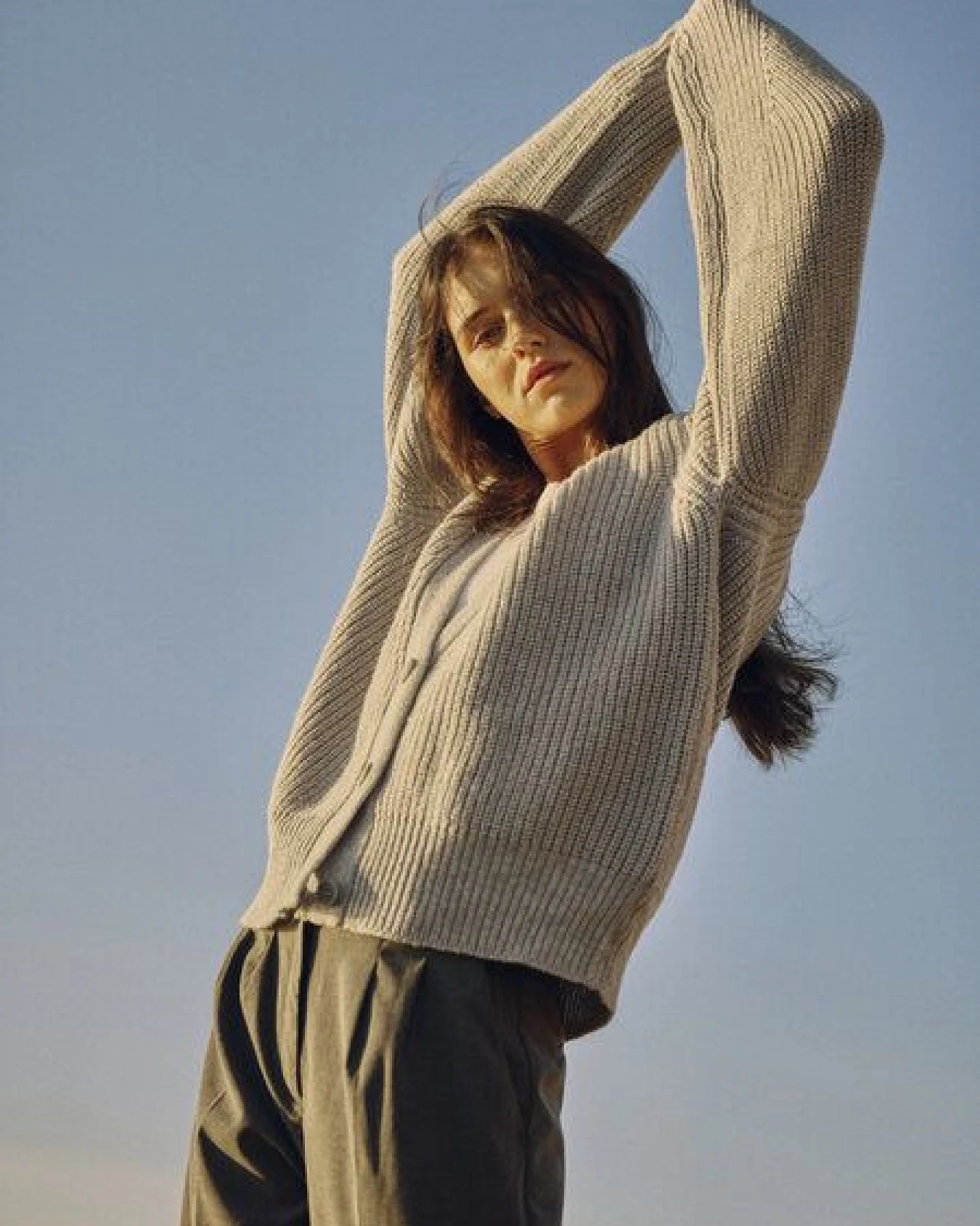 WOTE Strick Cardigan aus Merino Wolle – Ansicht 3
