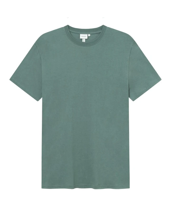 DEDICATED - T-Shirt Stockholm Base - T-Shirt Gr M türkis
