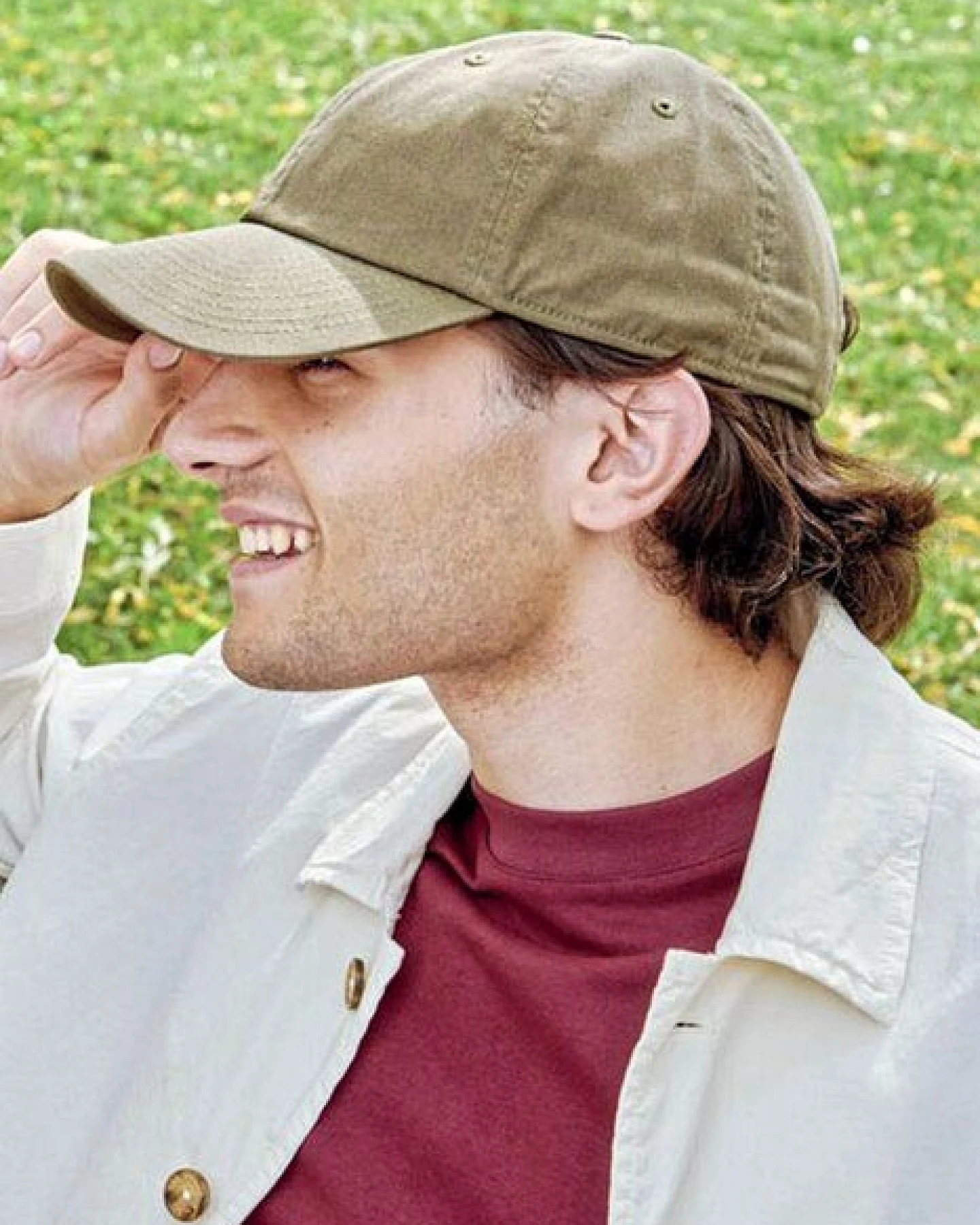 Atlantis Headwear Atlantis Herren Cap mit unstrukturierter Krone erhätlich in 14 Farben Dad Hat S – Ansicht 2