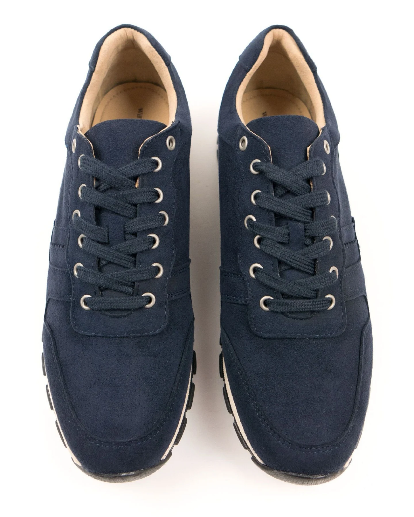 Will's Vegan Store Herren vegan Sneaker Milan Dunkelblau – Ansicht 2