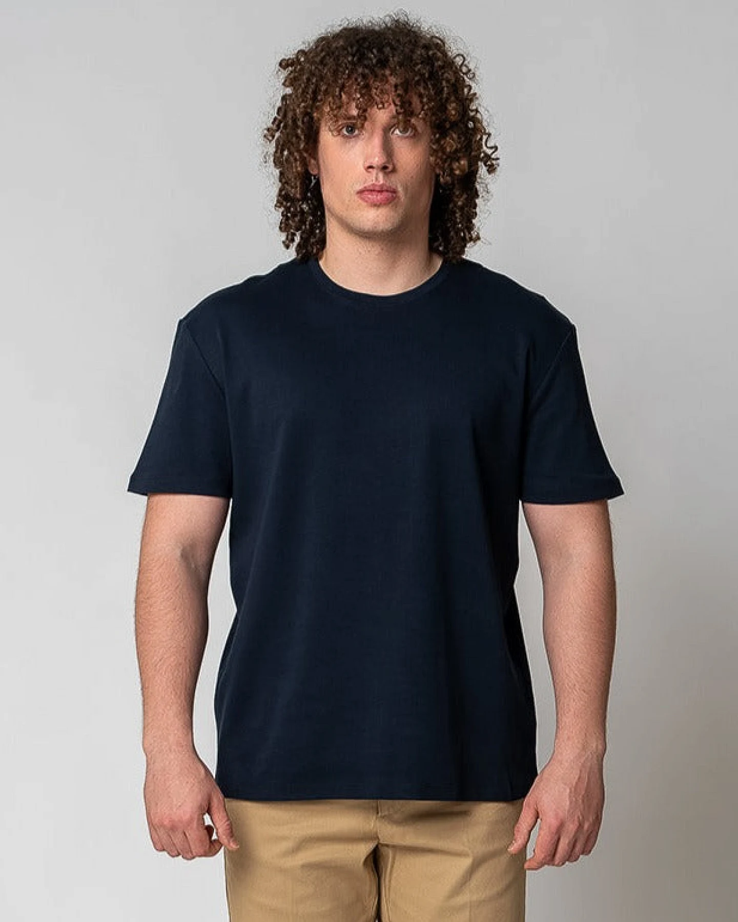 GORG Herren vegan Set T-Shirt & Sweatshirt Navy/Navy – Ansicht 2