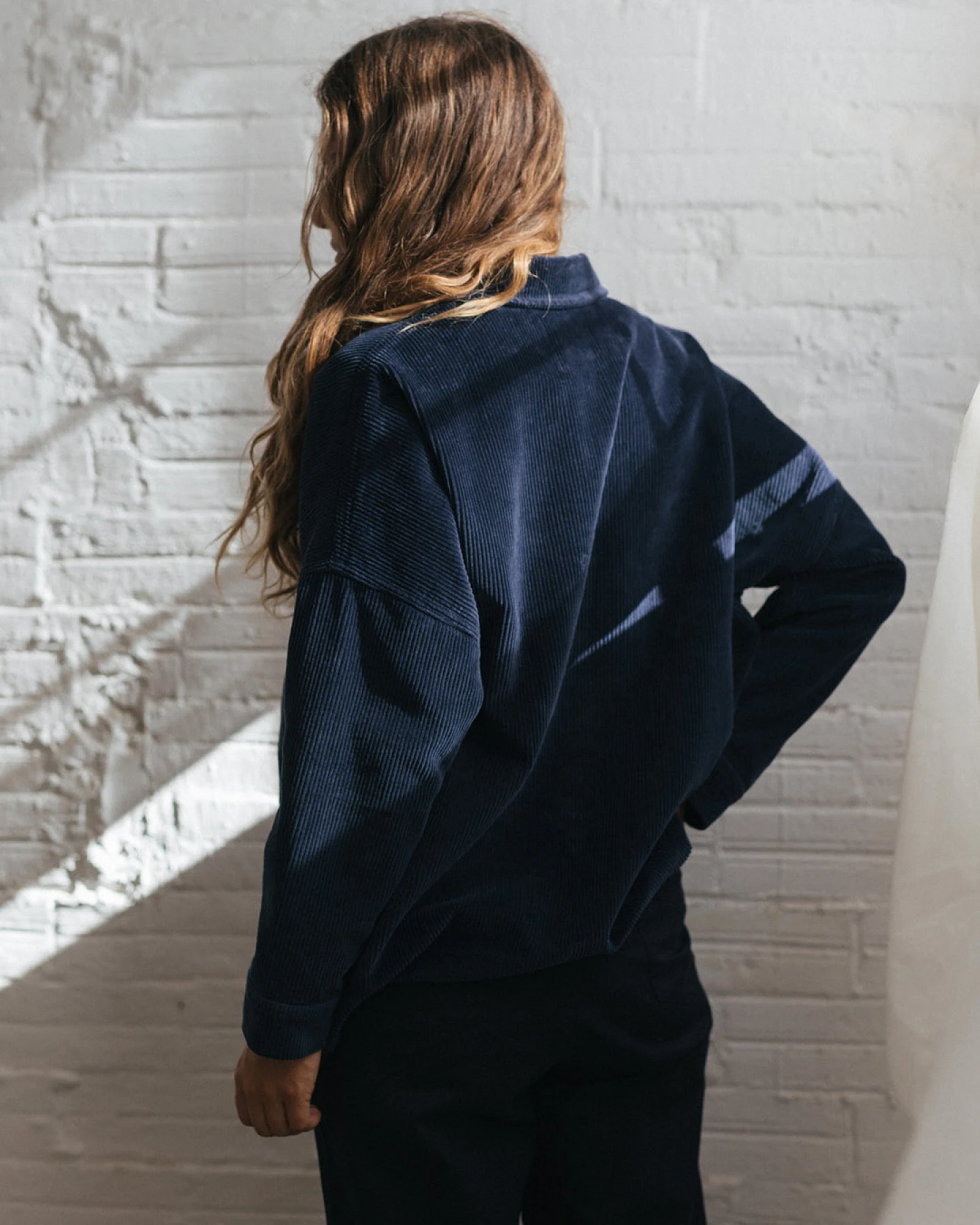 TWOTHIRDS Damen vegan Jacke Mactan Navy Nord – Ansicht 2