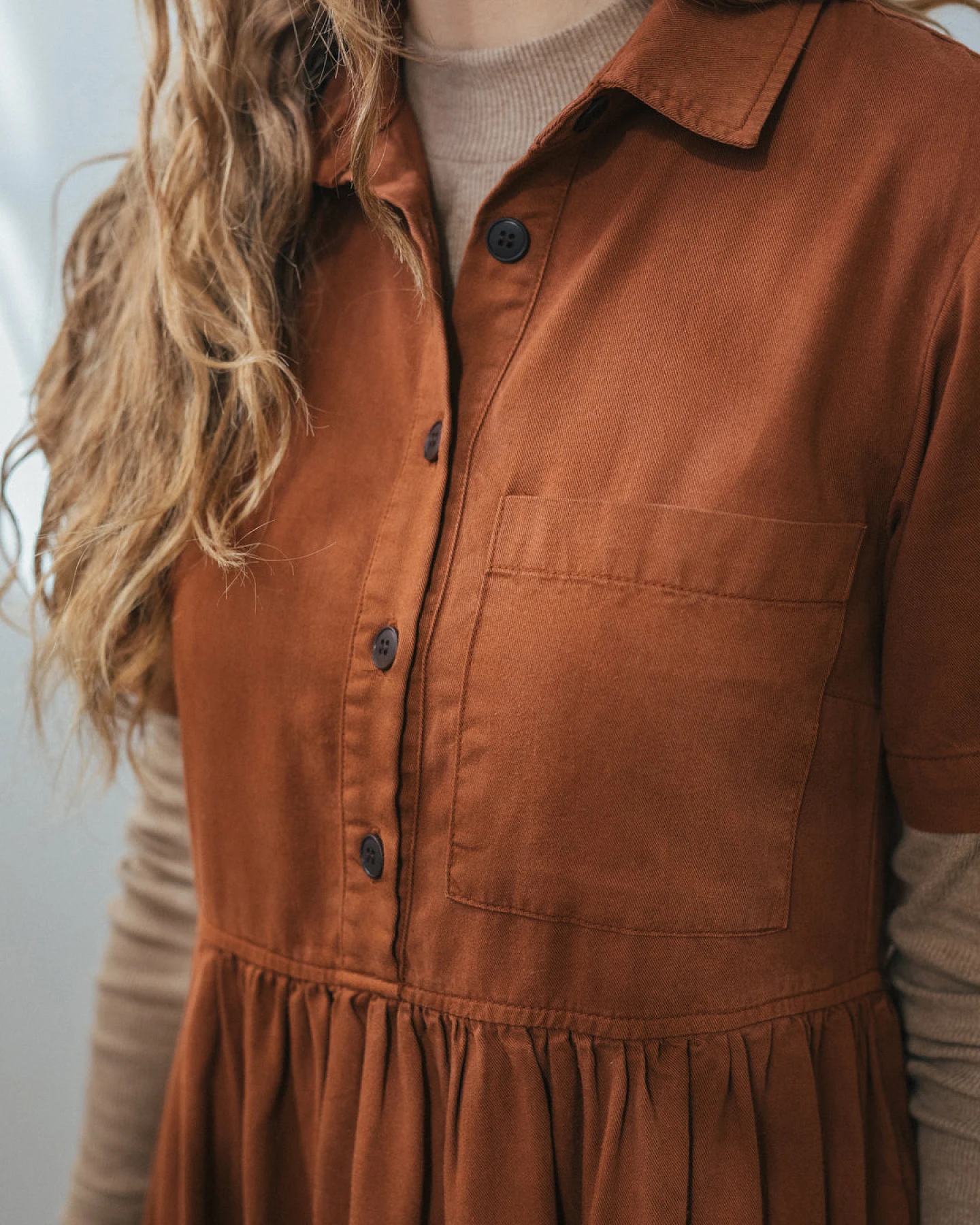 TWOTHIRDS Damen vegan Kleid Von Alsey Brown – Ansicht 2