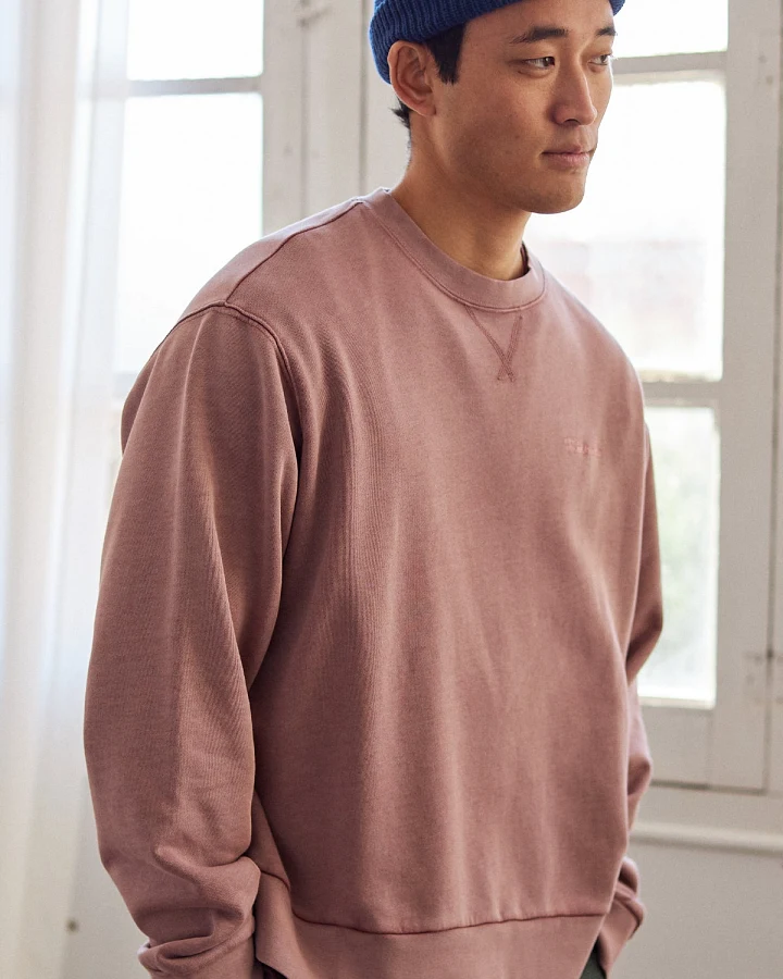 TWOTHIRDS Herren vegan Pullover Bagao Rose Braun
