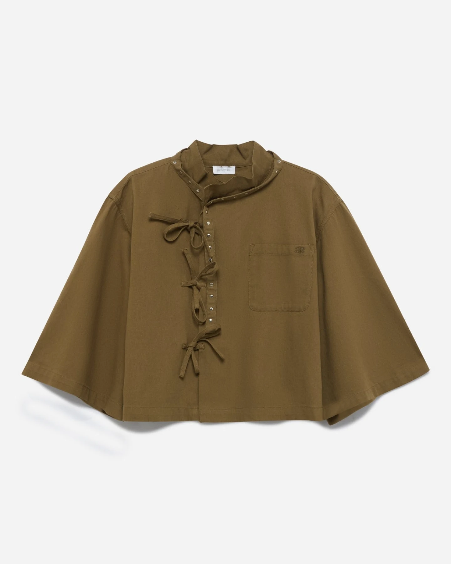 Alchemist Damen vegan Jacke Olive Dunkelkhaki – Ansicht 2