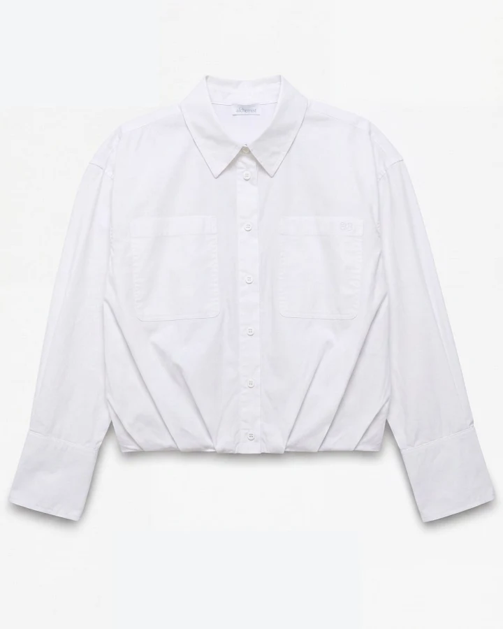 Alchemist Damen vegan Bluse Jagger Ganz In Weiß