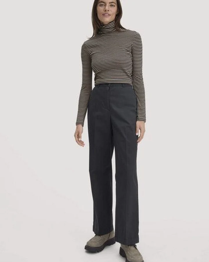 hessnatur Hose Straight Leg Relaxed aus Bio-Baumwolle