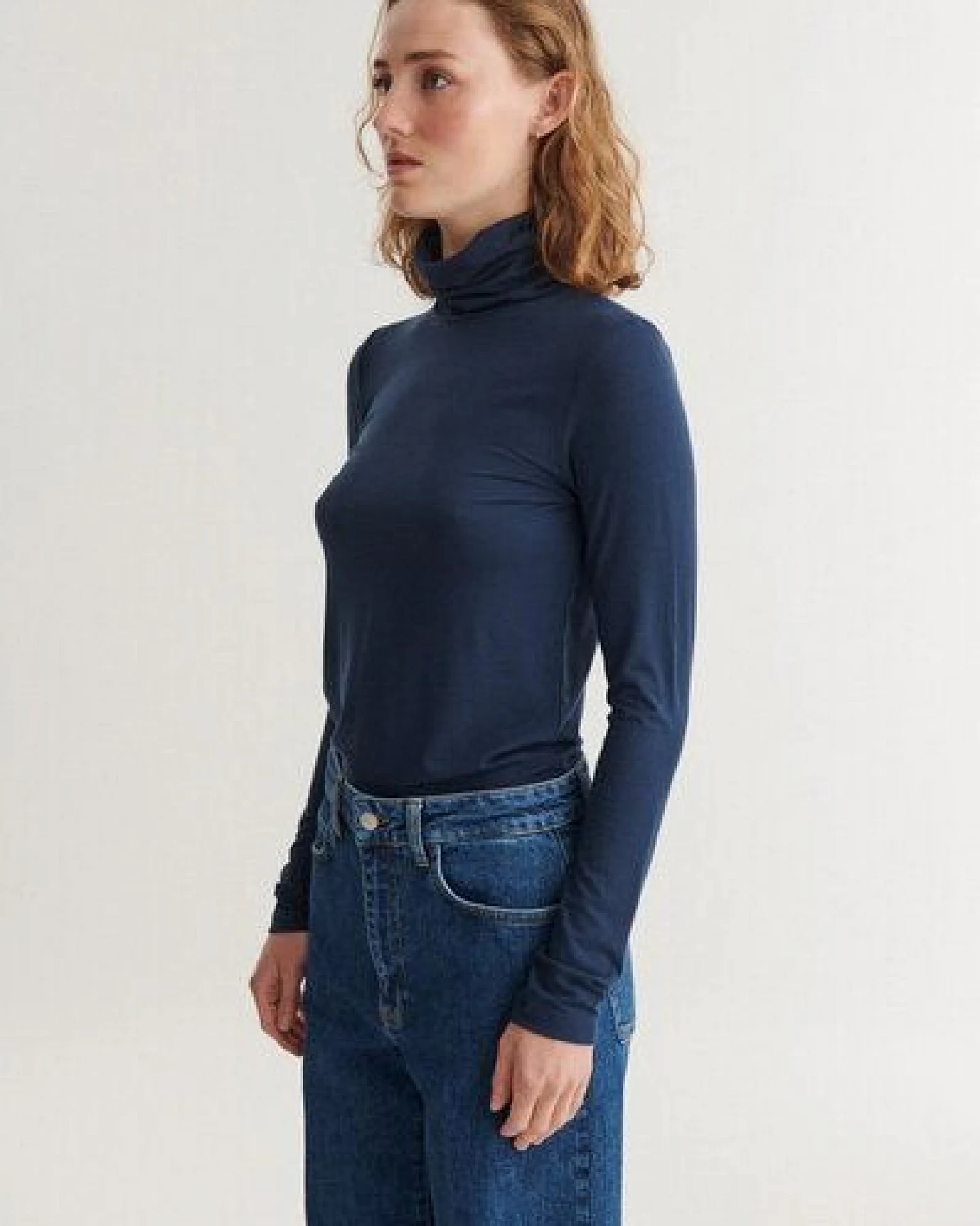 Basic Apparel Rollkragenshirt - Joline T-Neck - aus Tencel – Ansicht 3