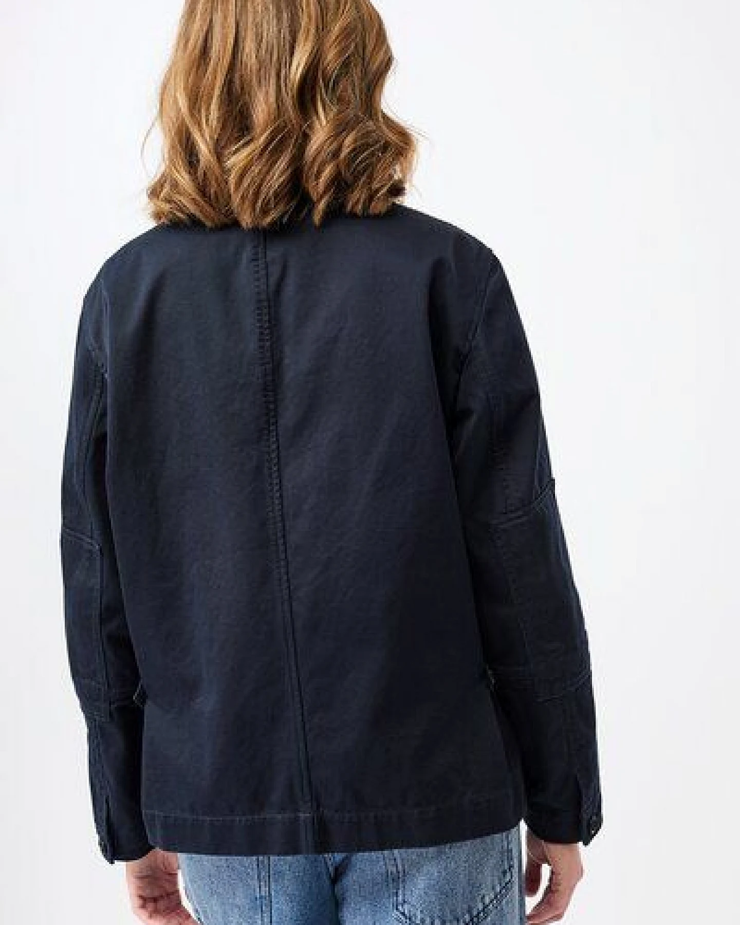 LangerChen Kurze Jacke mit Knöpfen – Ansicht 4