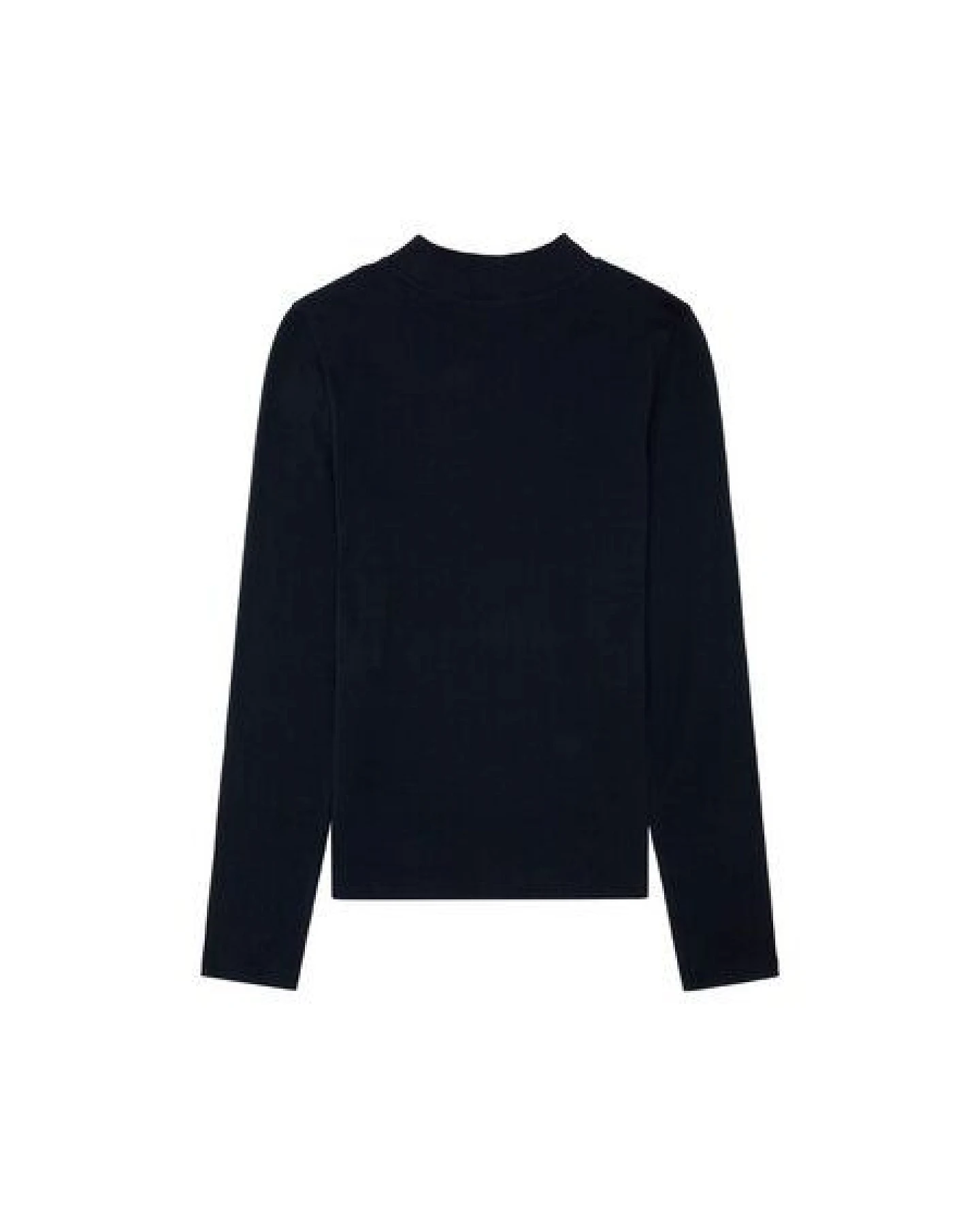 KnowledgeCotton Apparel Langarmshirt - Rib high neck long sleeved - aus Bio-Baumwolle – Ansicht 3