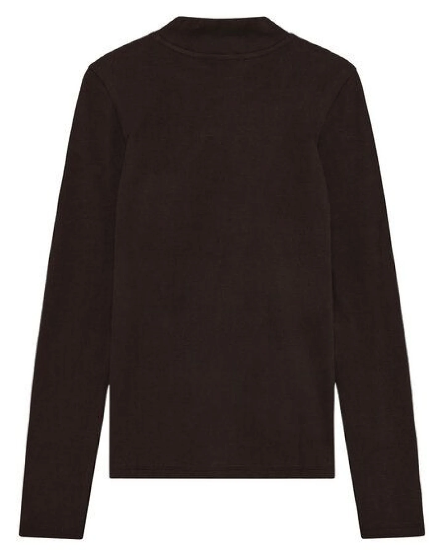KnowledgeCotton Apparel Langarmshirt - Rib high neck long sleeved - aus Bio-Baumwolle – Ansicht 2