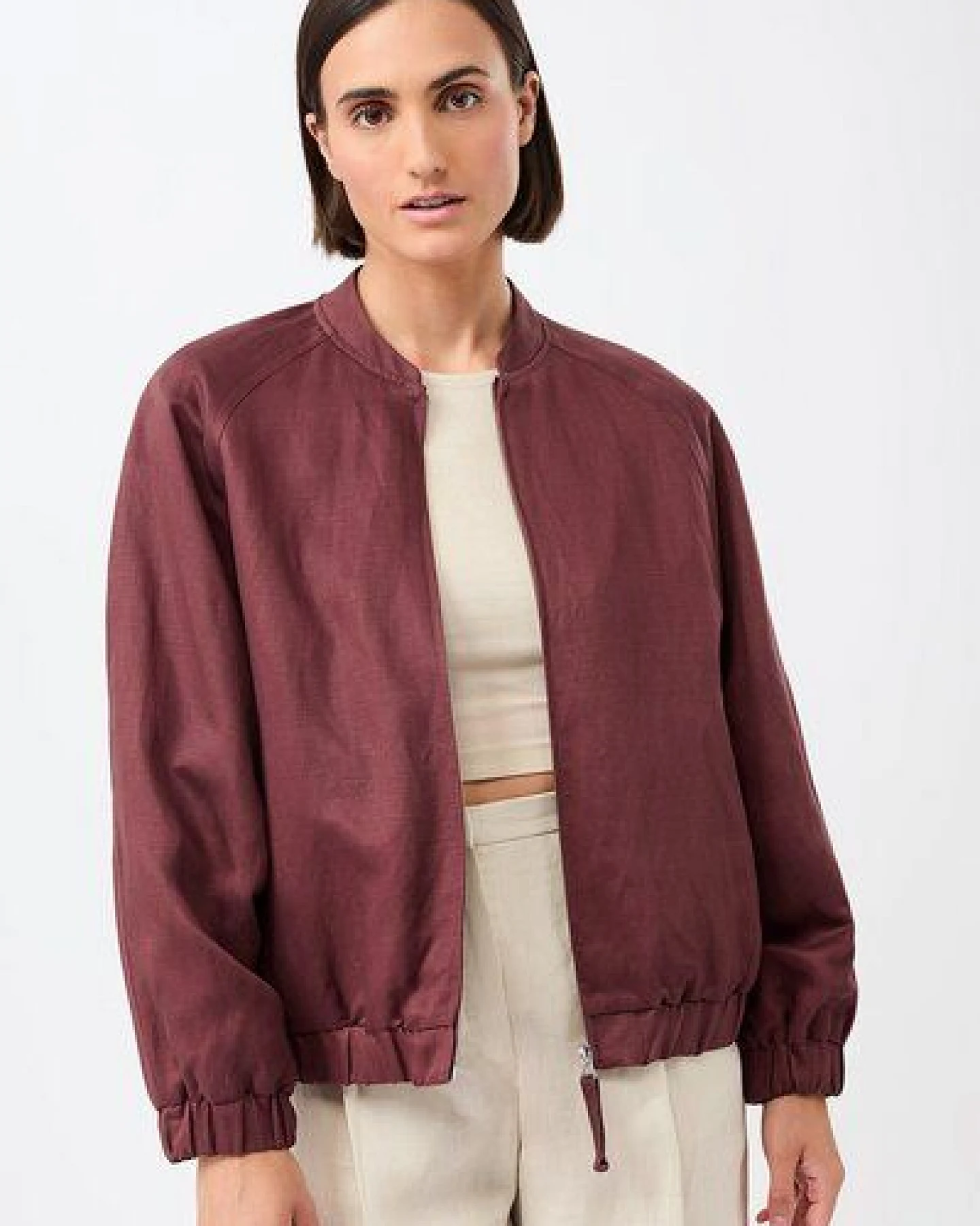 LangerChen Bomberjacke aus Tencel® – Ansicht 4