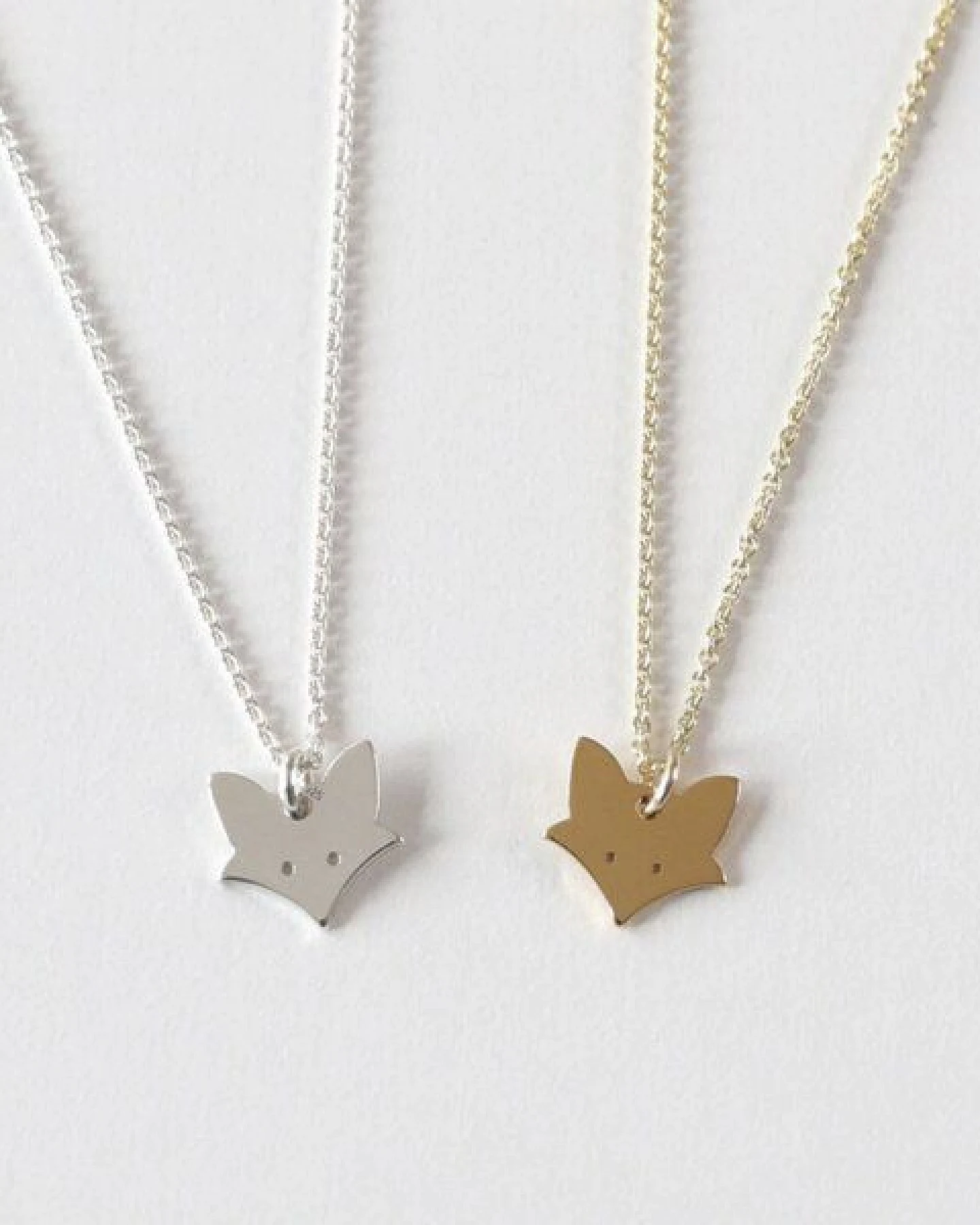 BELLYBIRD Jewellery Kinderkette - kleiner Fuchs, Anhänger/ Silber/ Silber vergoldet – Ansicht 2