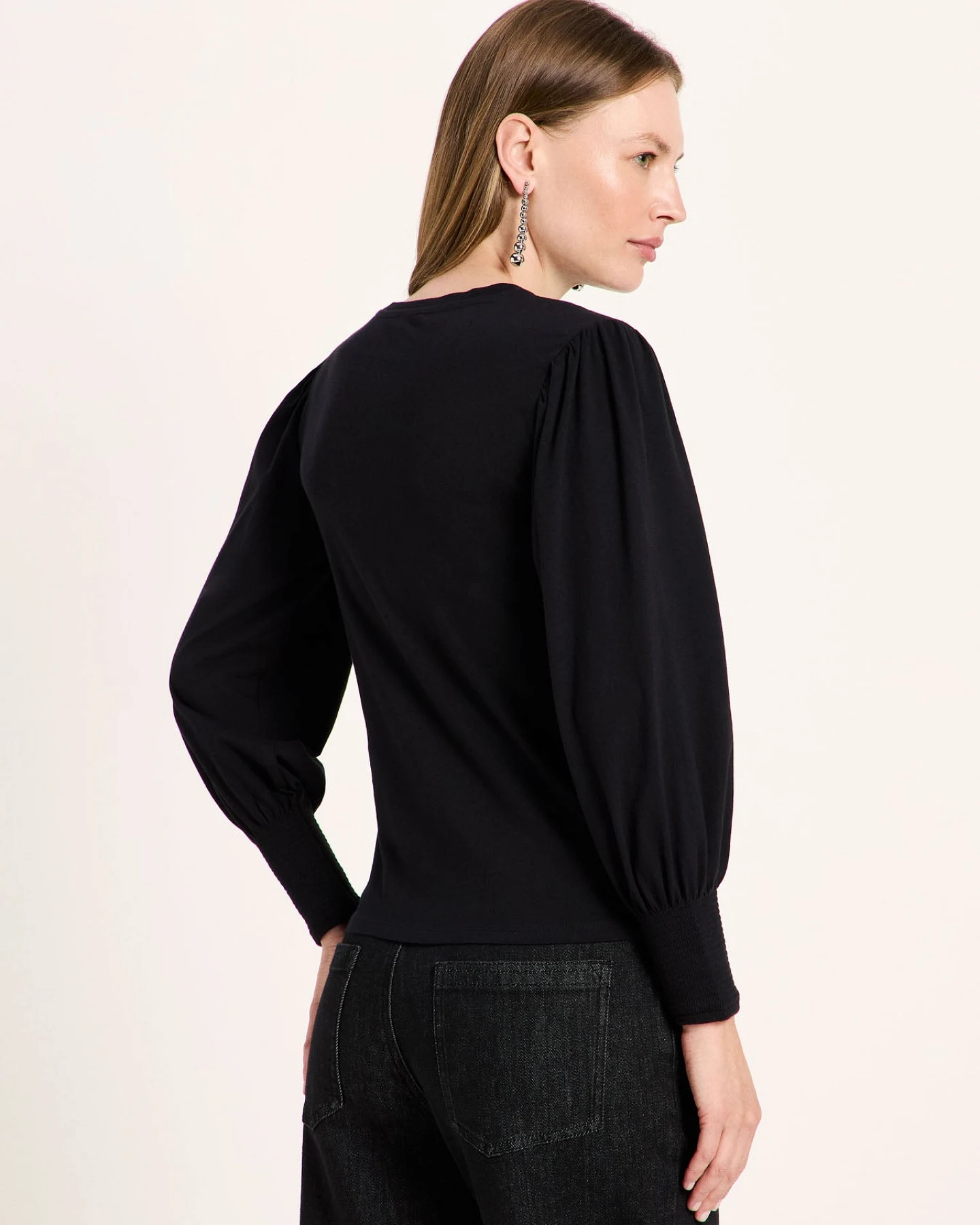 Shirt mit gerafftem Ärmel (GOTS) – Ansicht 4