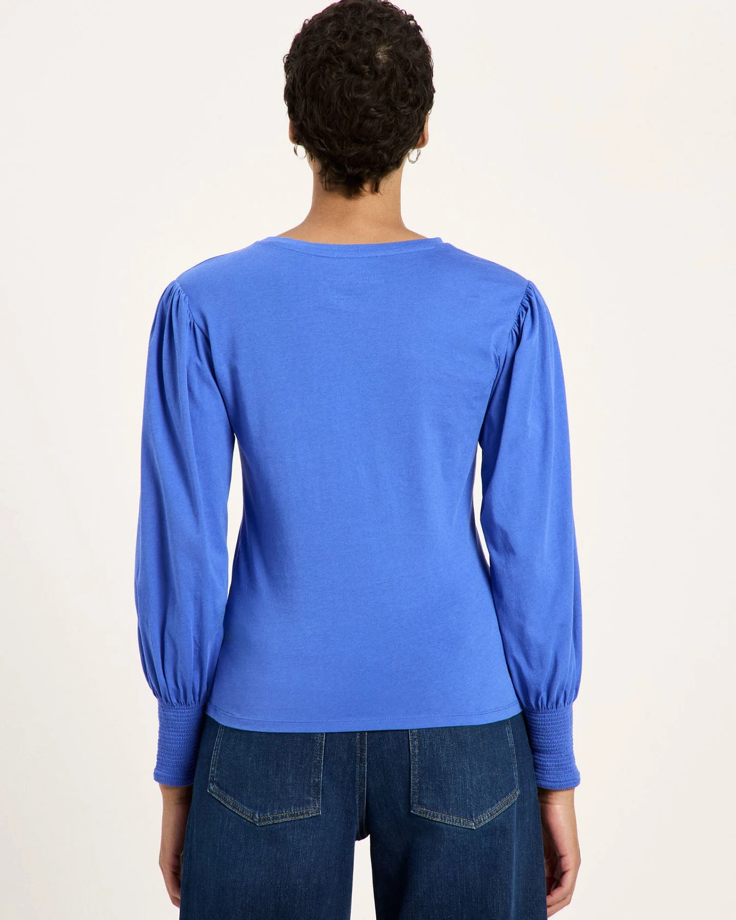 Shirt mit gerafftem Ärmel (GOTS) – Ansicht 3