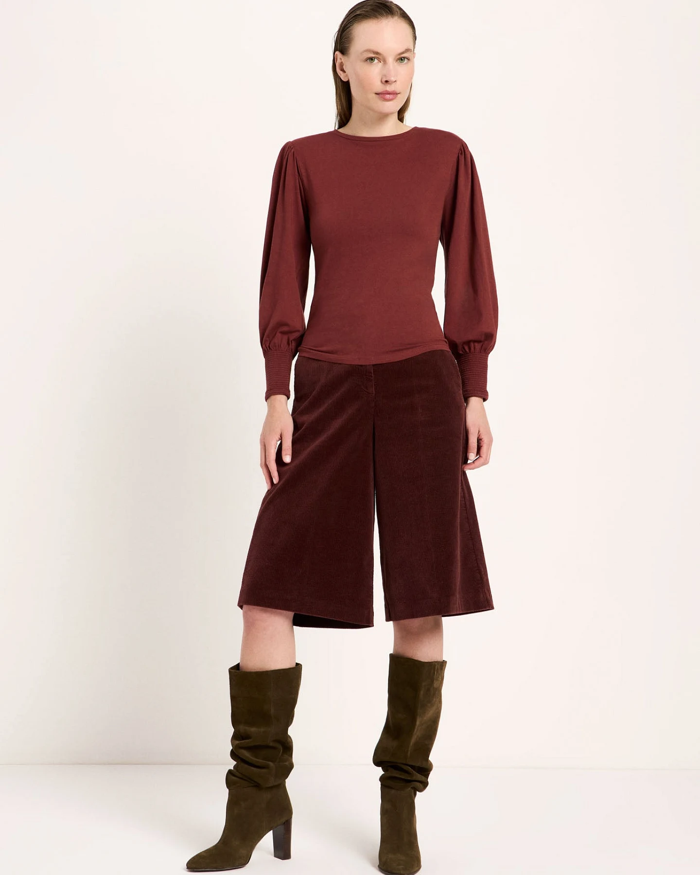 Shirt mit gerafftem Ärmel (GOTS) – Ansicht 3