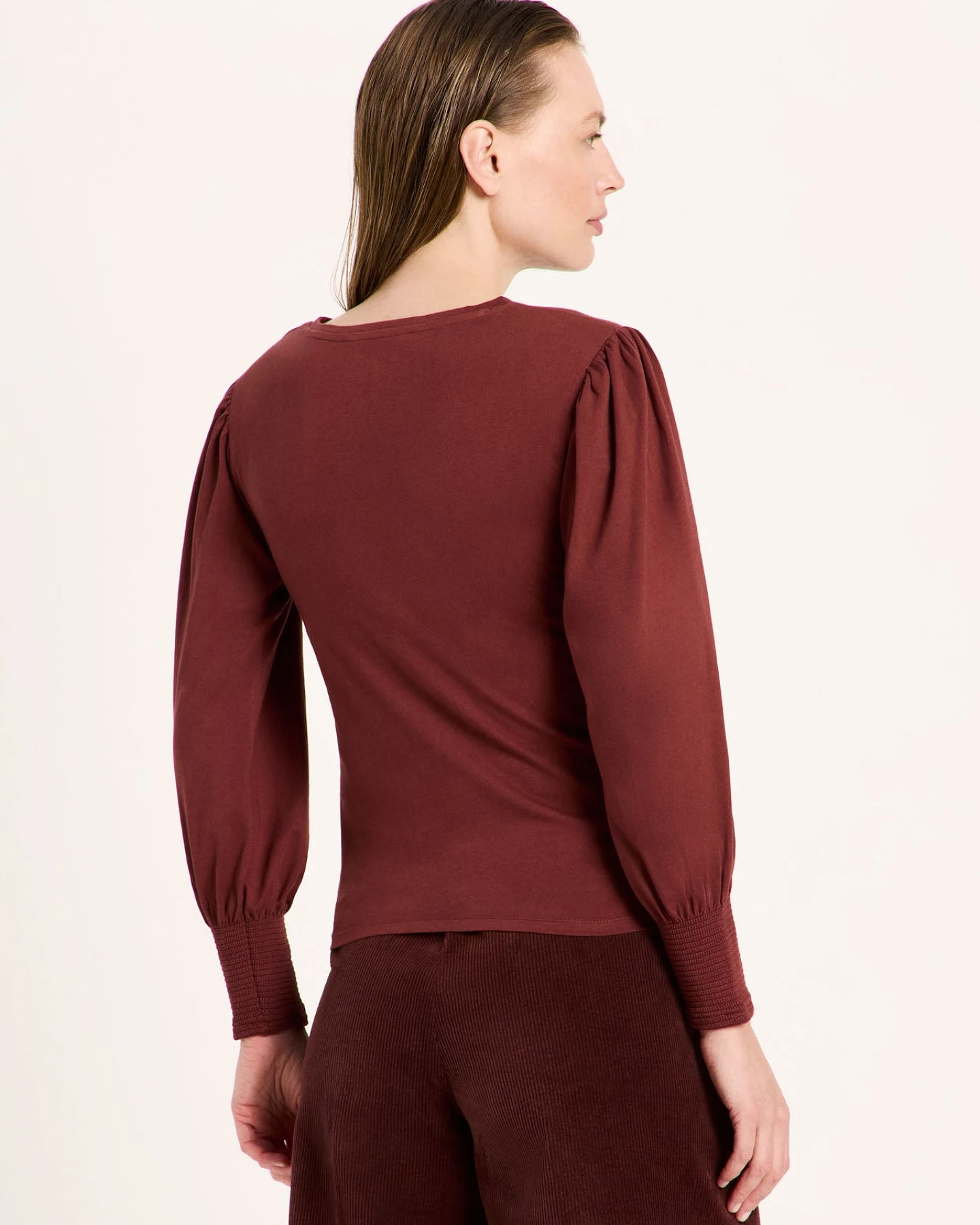 Shirt mit gerafftem Ärmel (GOTS) – Ansicht 4