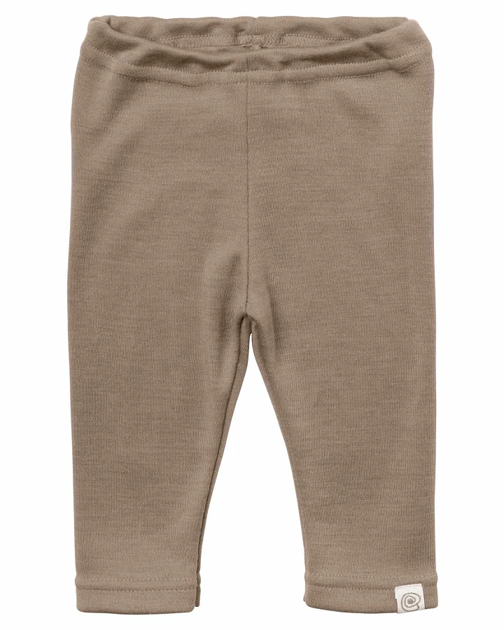 Engel - Interlock-Leggings Wolle-Seide sand