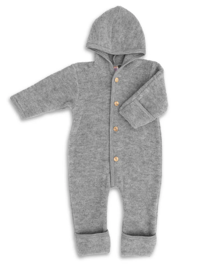 Engel - Wollfleece Overall grau