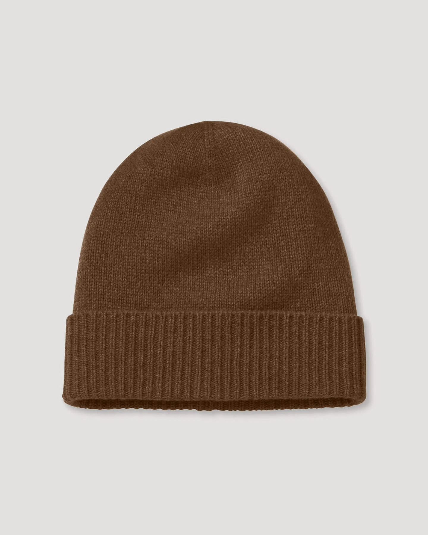 hessnatur Damen Mütze BETTER RECYCLING aus Cashmere - braun - Größe One Size – Ansicht 2