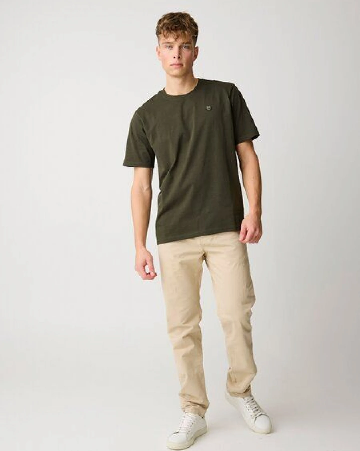 KnowledgeCotton Apparel Chino-Twill-Hosen CHUCK aus Bio-Baumwolle - ROC/GOTS/Vegan – Ansicht 2