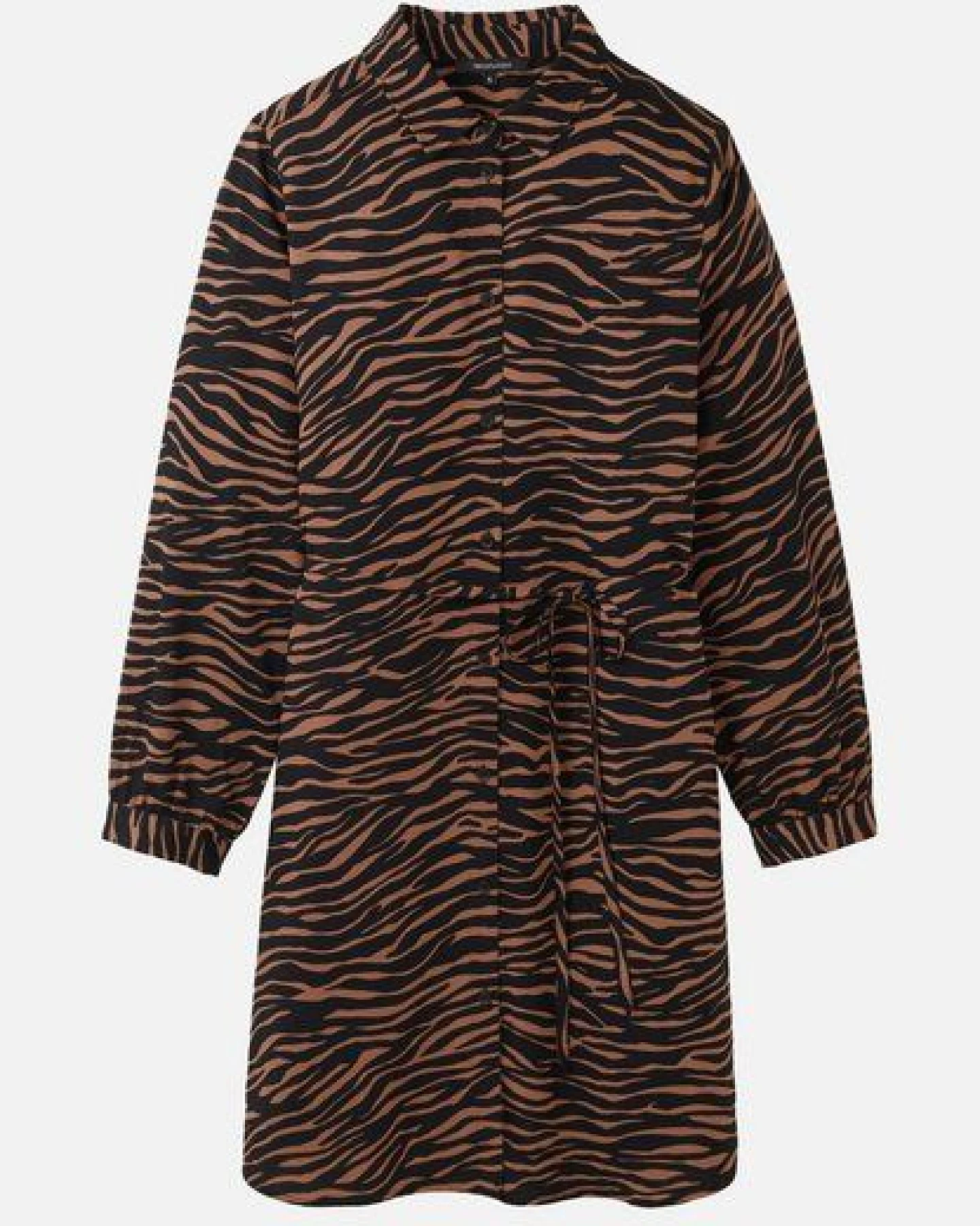 Damen Kleid aus LENZING ECOVERO Viskose - MELON ZEBRA - recolution – Ansicht 2