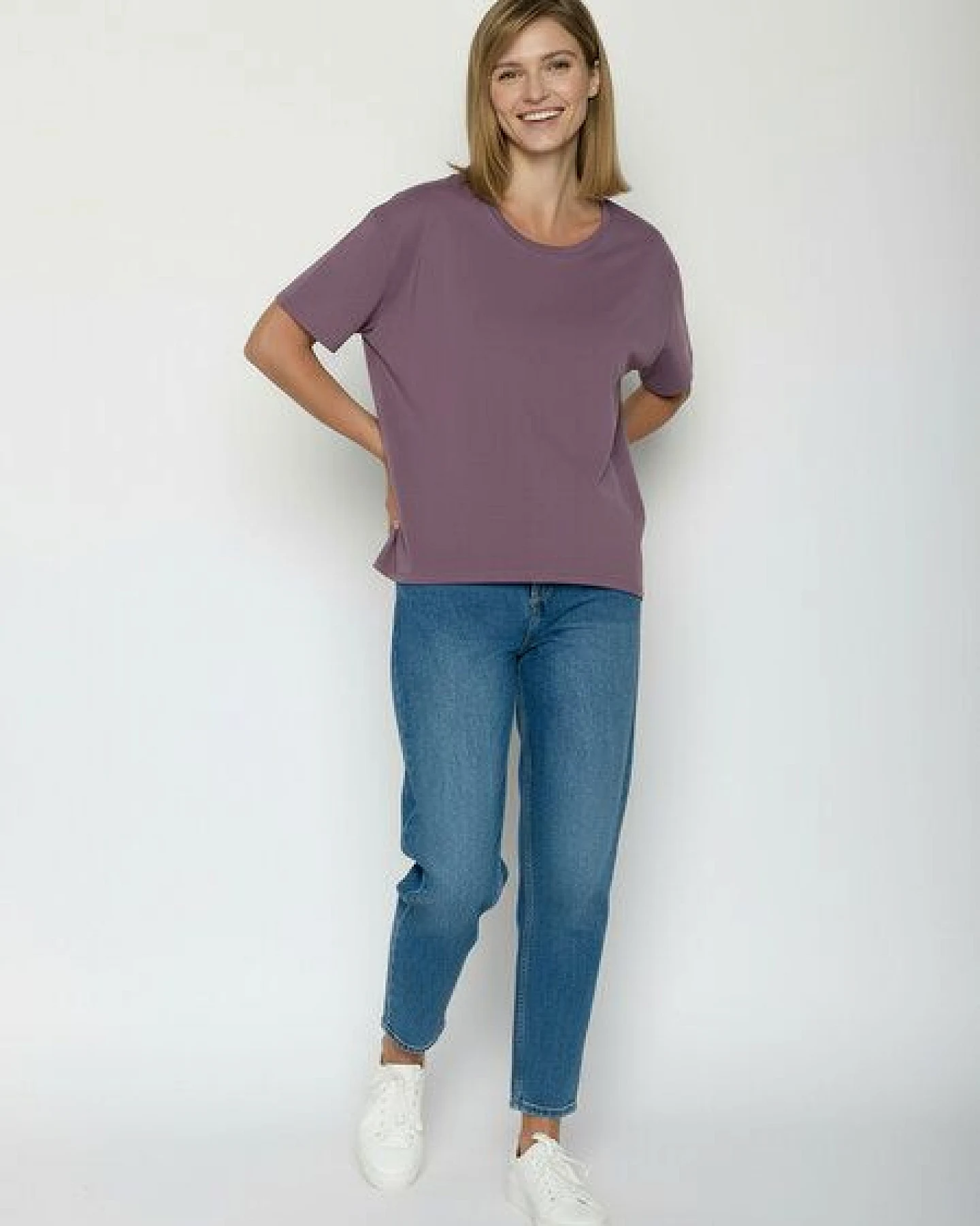 GREENBOMB Basic Feel - Lässiges T-Shirt aus Bio-Baumwoll-Mix / GOTS / Fair & Vegan – Ansicht 3