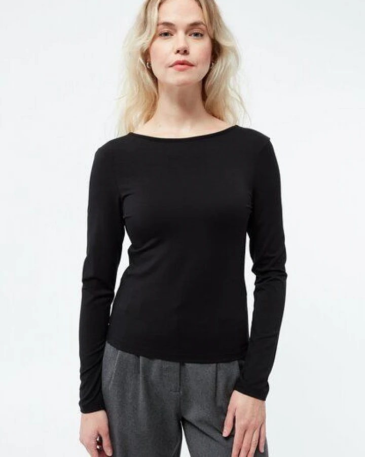 Givn Berlin Longsleeve GBMIMI aus TENCEL mit tiefem Rückenausschnitt