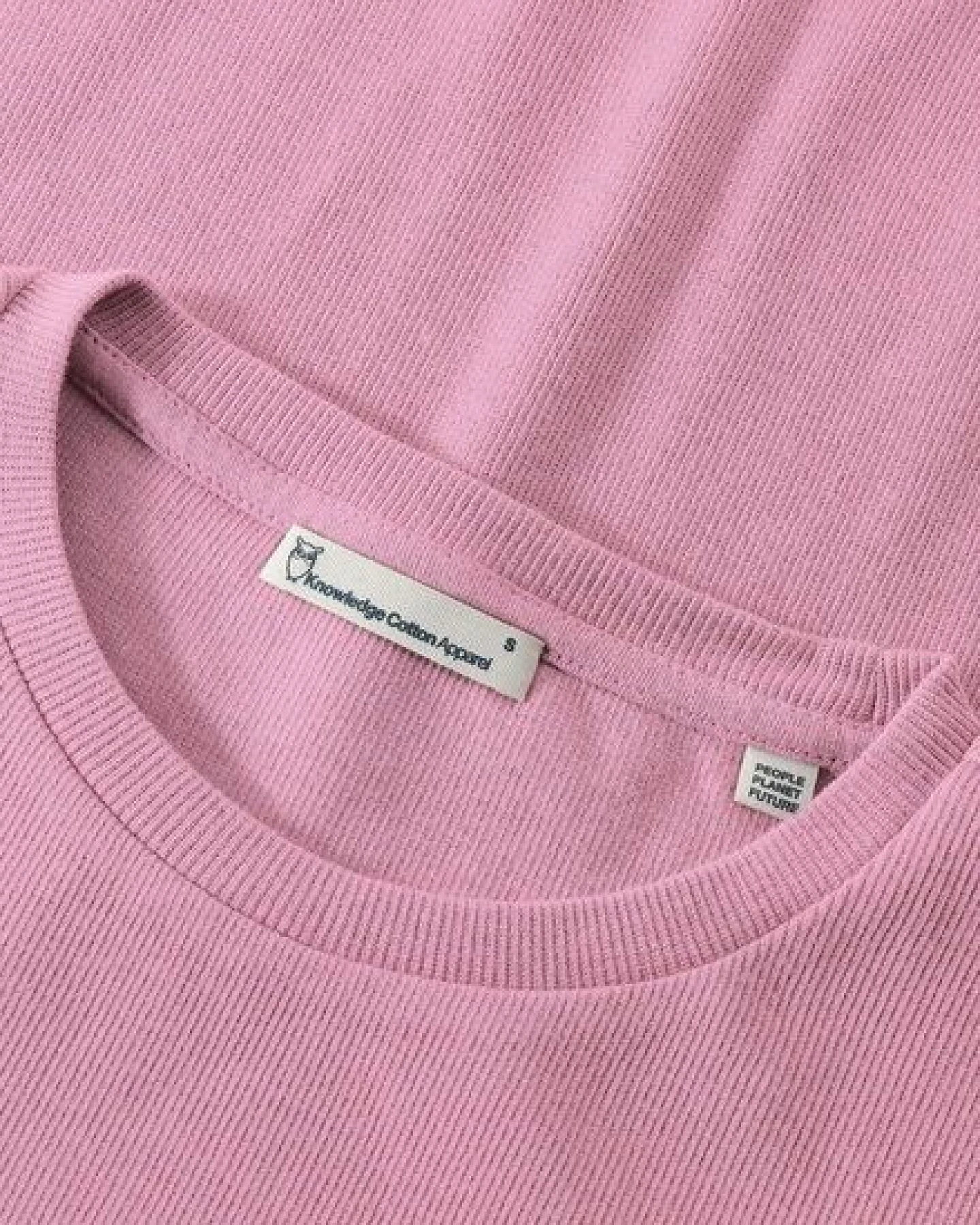 KnowledgeCotton Apparel Langarmshirt - Rib Scoop neck long sleeved - aus Bio-Baumwolle – Ansicht 3