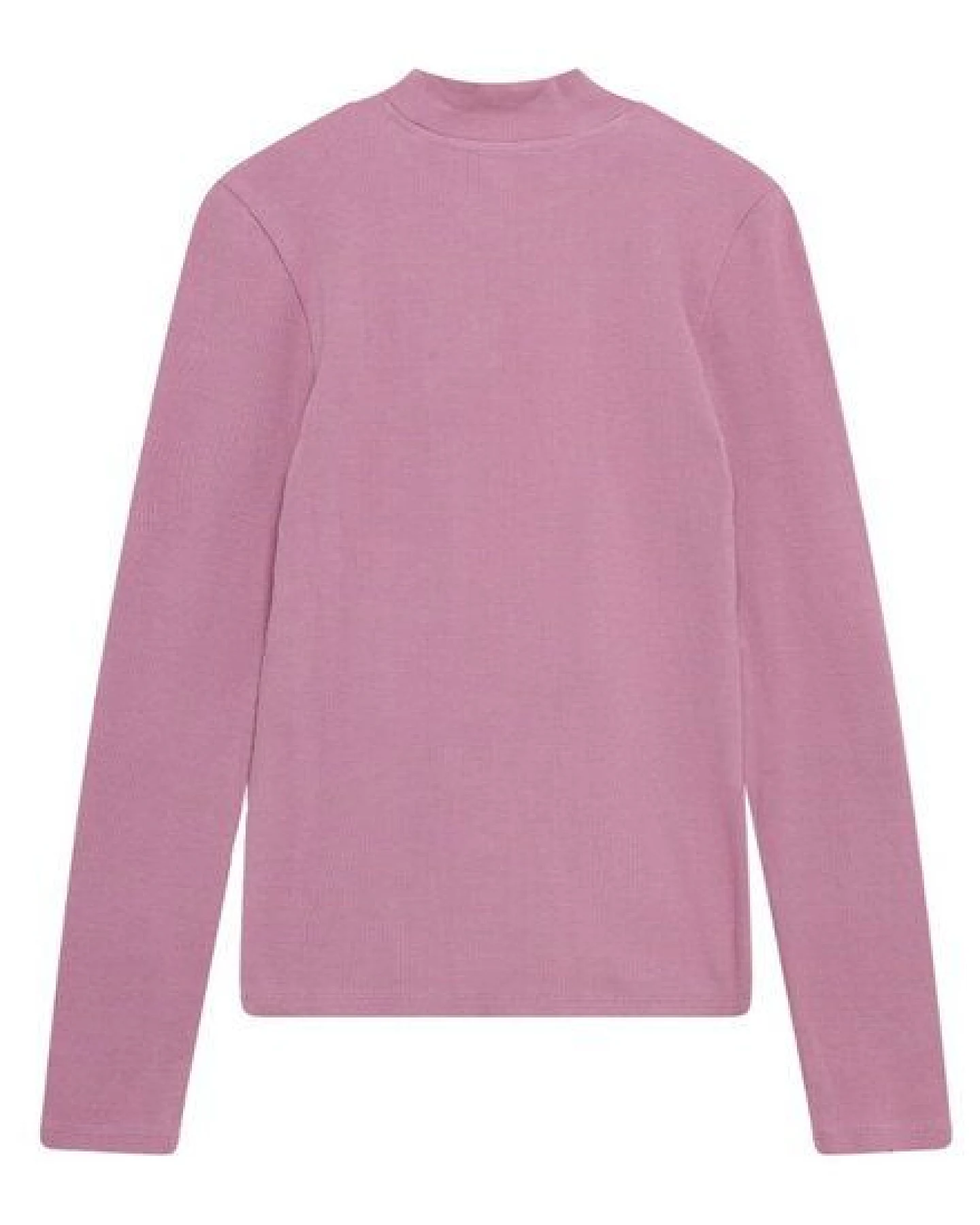KnowledgeCotton Apparel Langarmshirt - Rib high neck long sleeved - aus Bio-Baumwolle – Ansicht 2