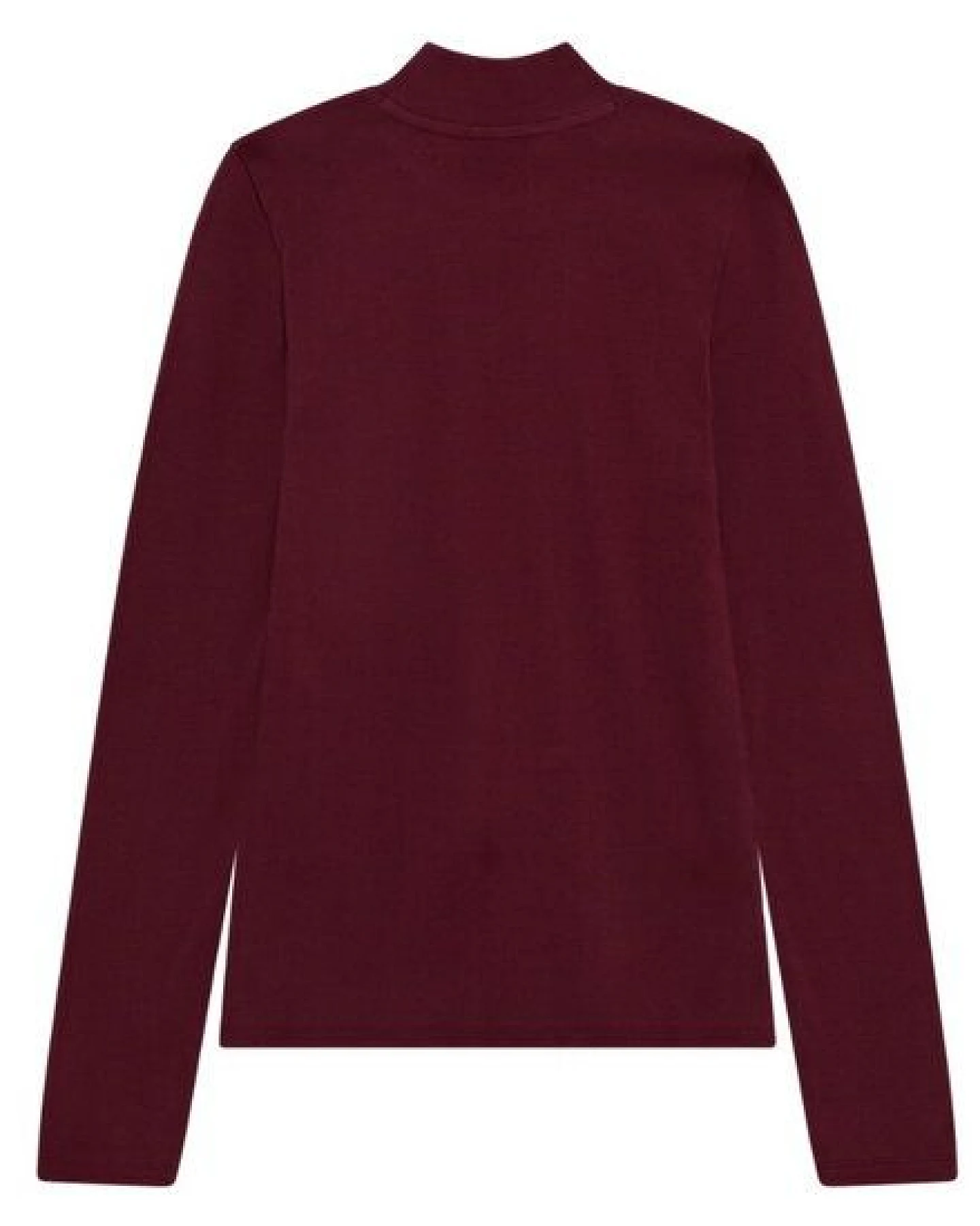 KnowledgeCotton Apparel Langarmshirt - Rib high neck long sleeved - aus Bio-Baumwolle – Ansicht 2
