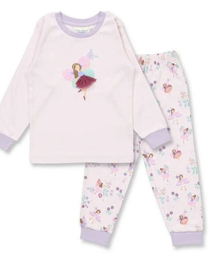 Sense Organics Kinder Schlafanzug mit Fairy Motiv Bio Baumwolle
